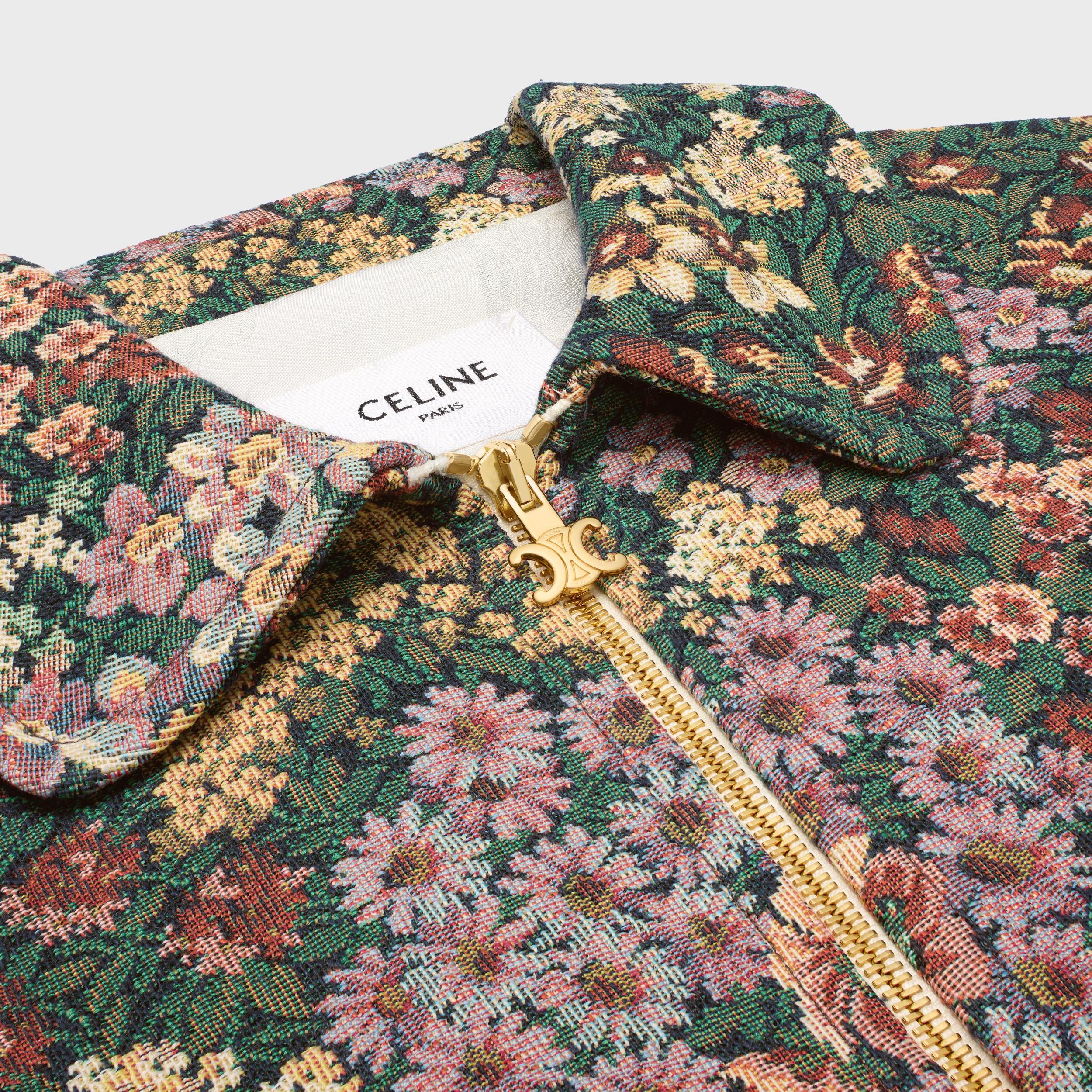 blouson jacket IN cotton jacquard Product Image