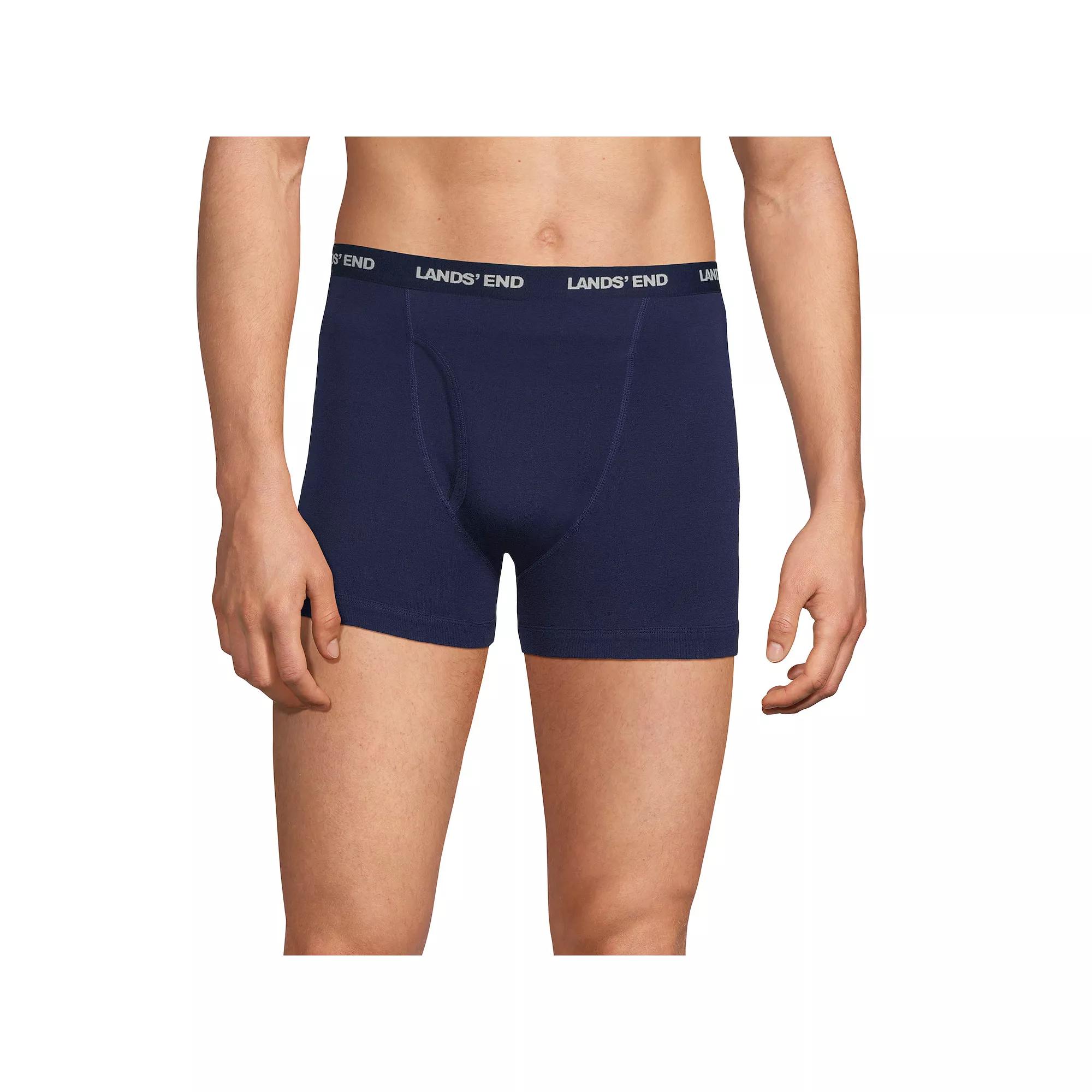Men's Lands' End 3-pack Knit Boxer Briefs,  Product Image