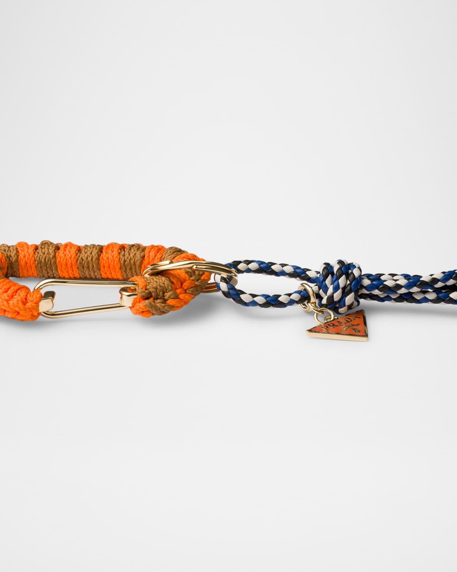 Cord and Leather Bag Charm Product Image