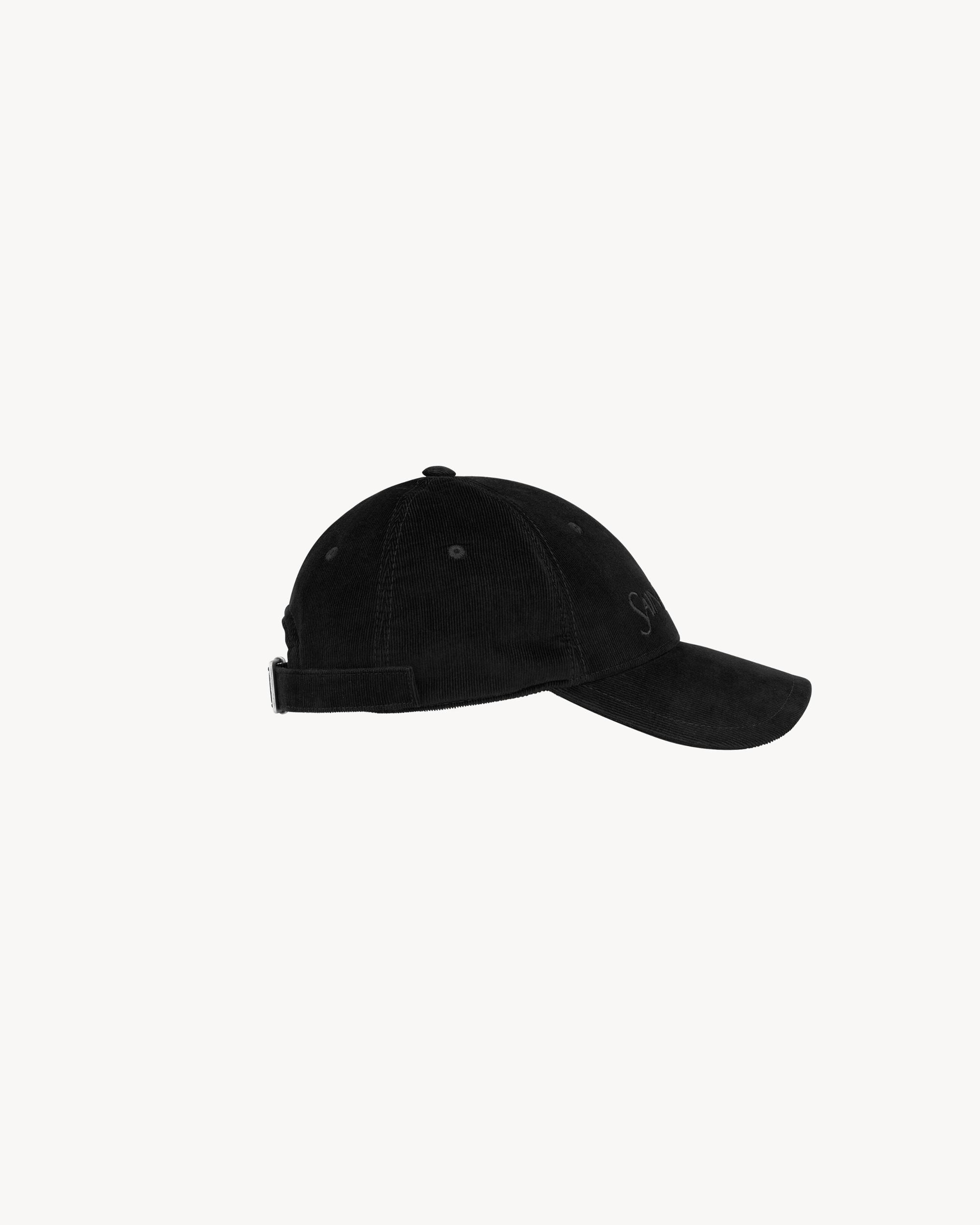 SAINT LAURENT vintage cap in corduroy Product Image