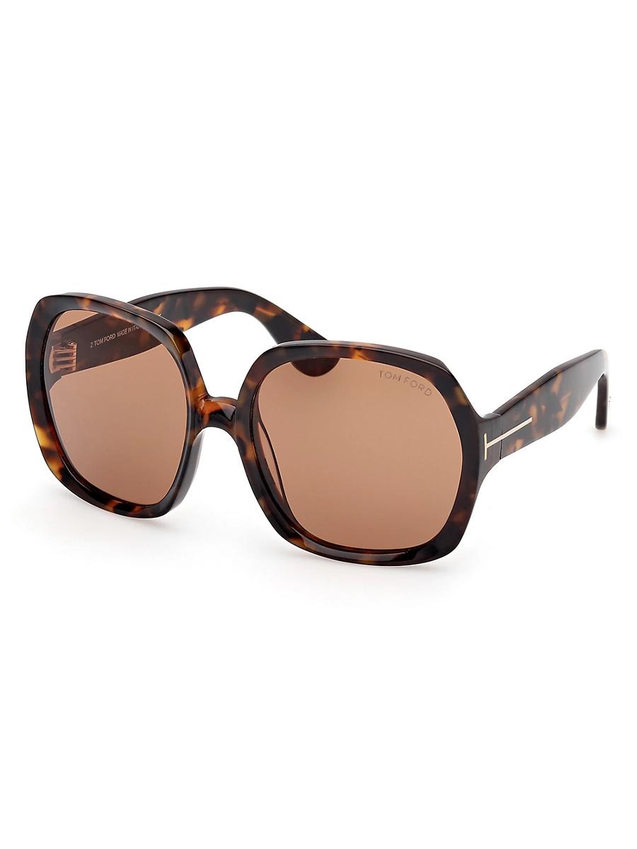 Womens Saffron 60MM Round Sunglasses Product Image