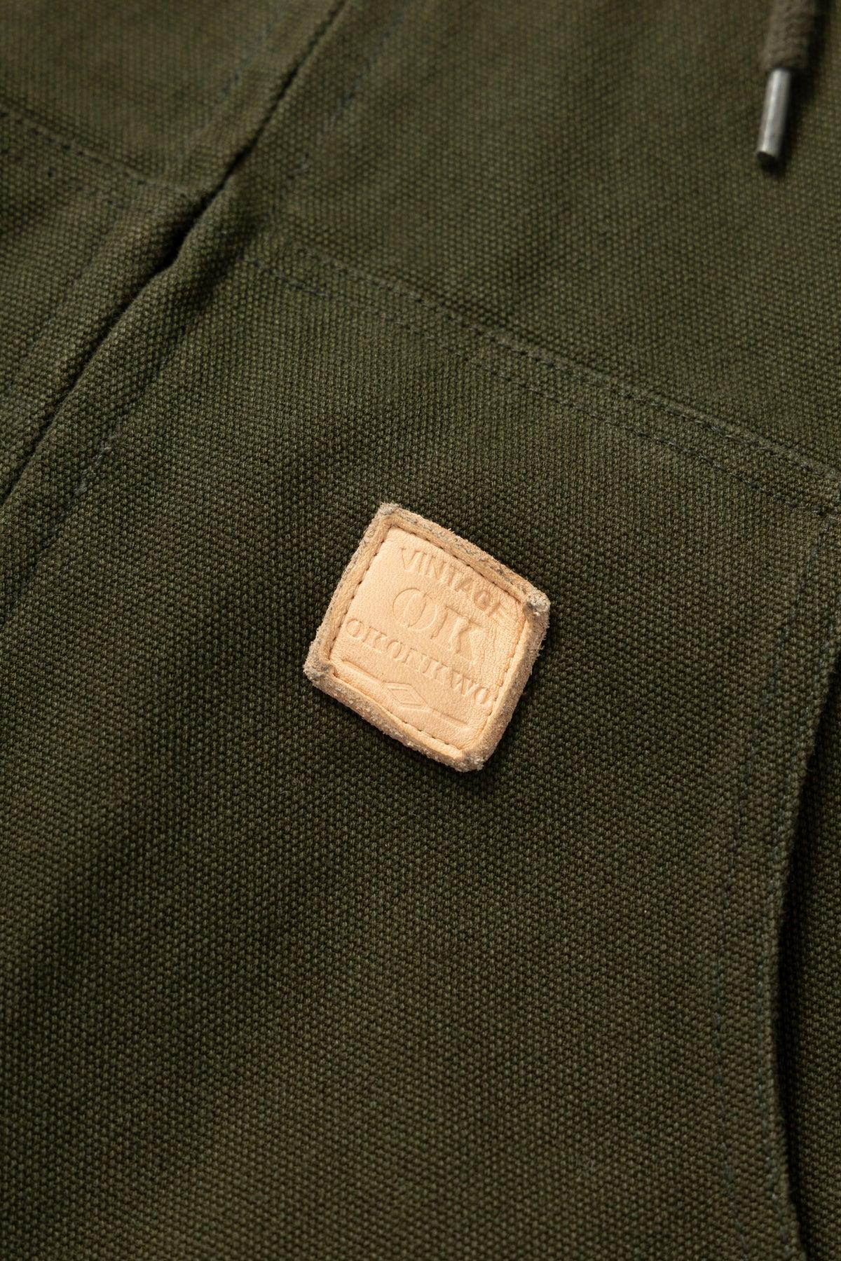 Okonkwo MFG - Canvas Hooded Jacket - Olive Product Image