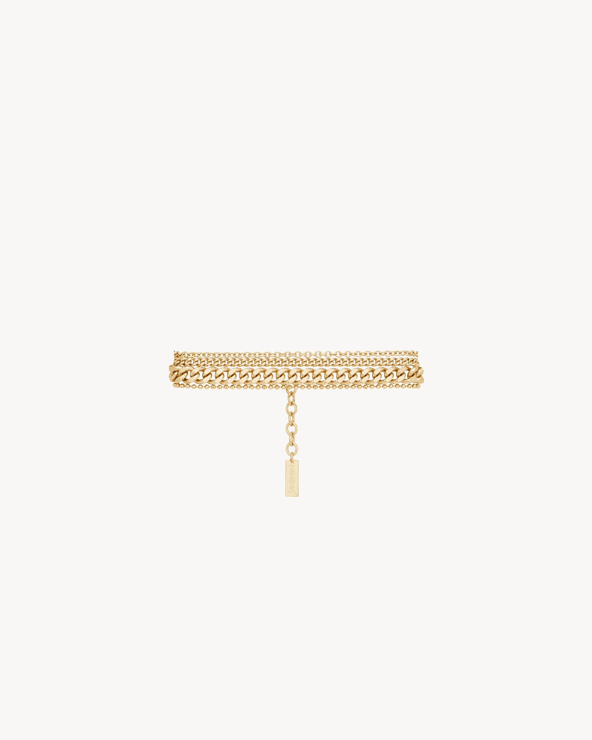 multi-chain bracelet in 18K yellow gold Product Image