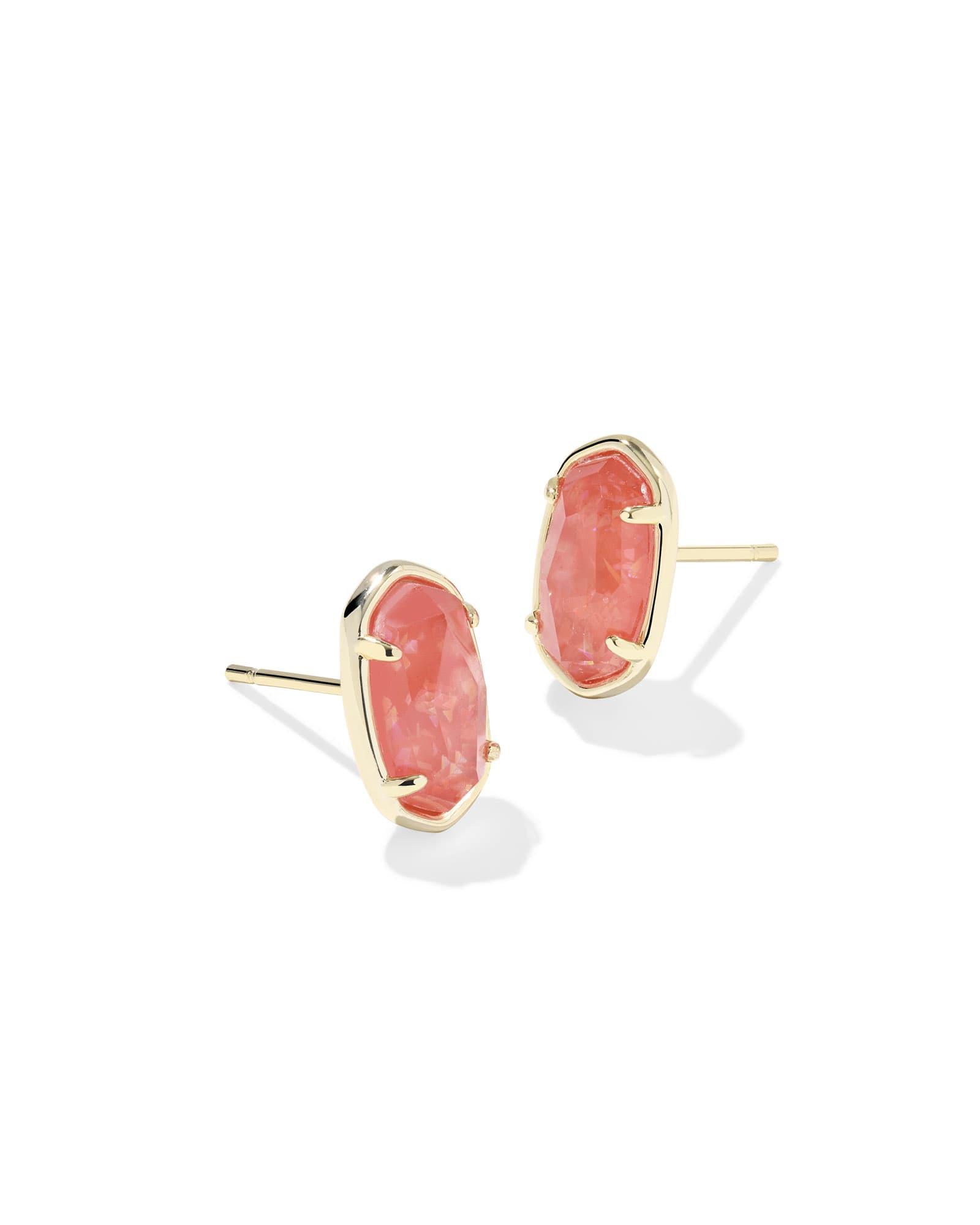 Grayson Gold Stone Stud Earrings Product Image