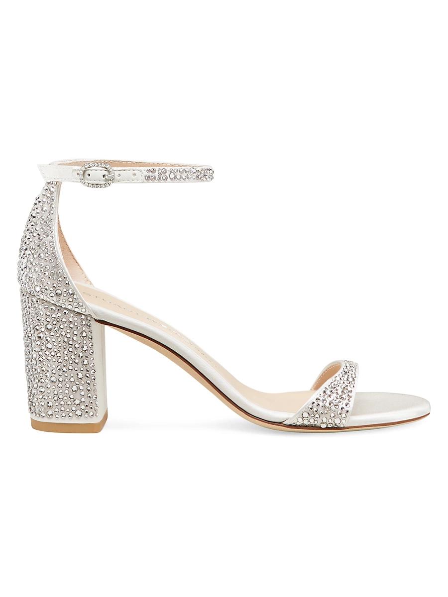 Womens NUDIST SHINE BLOCK 75 Crystal-Embellished Sandals Product Image