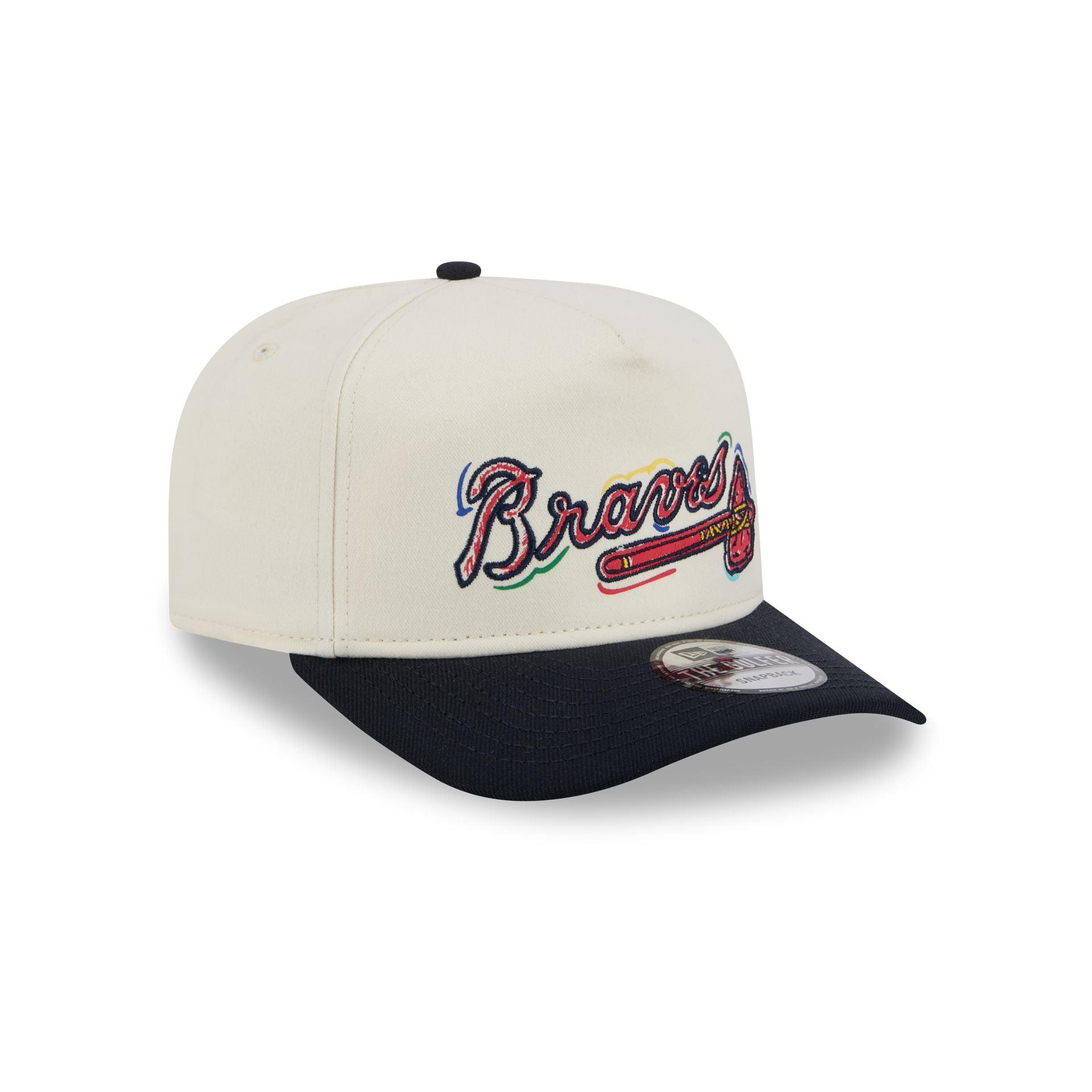 Atlanta Braves Team Scribble Golfer Hat Male Product Image
