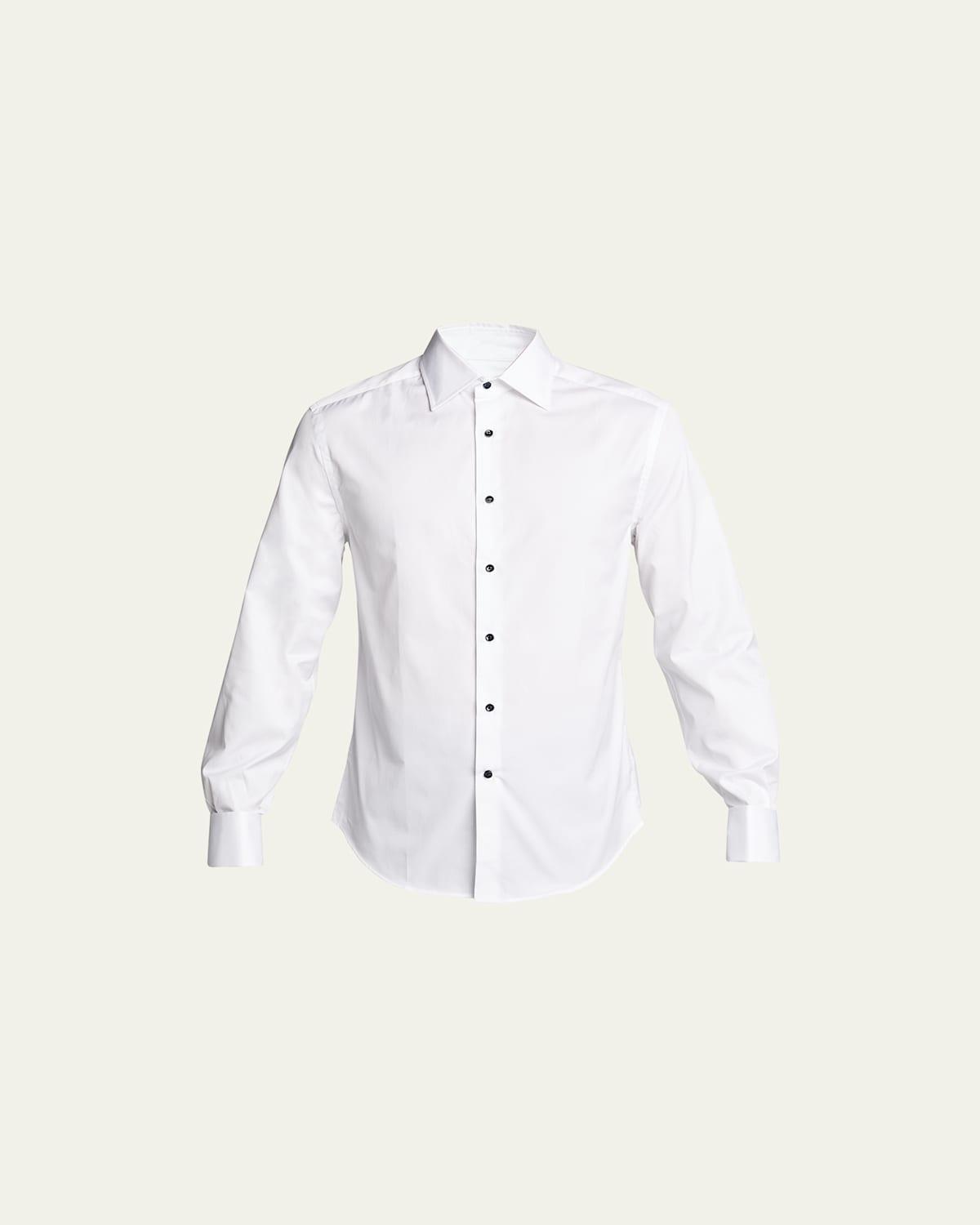 Mens French-Cuff Tuxedo Dress Shirt Product Image