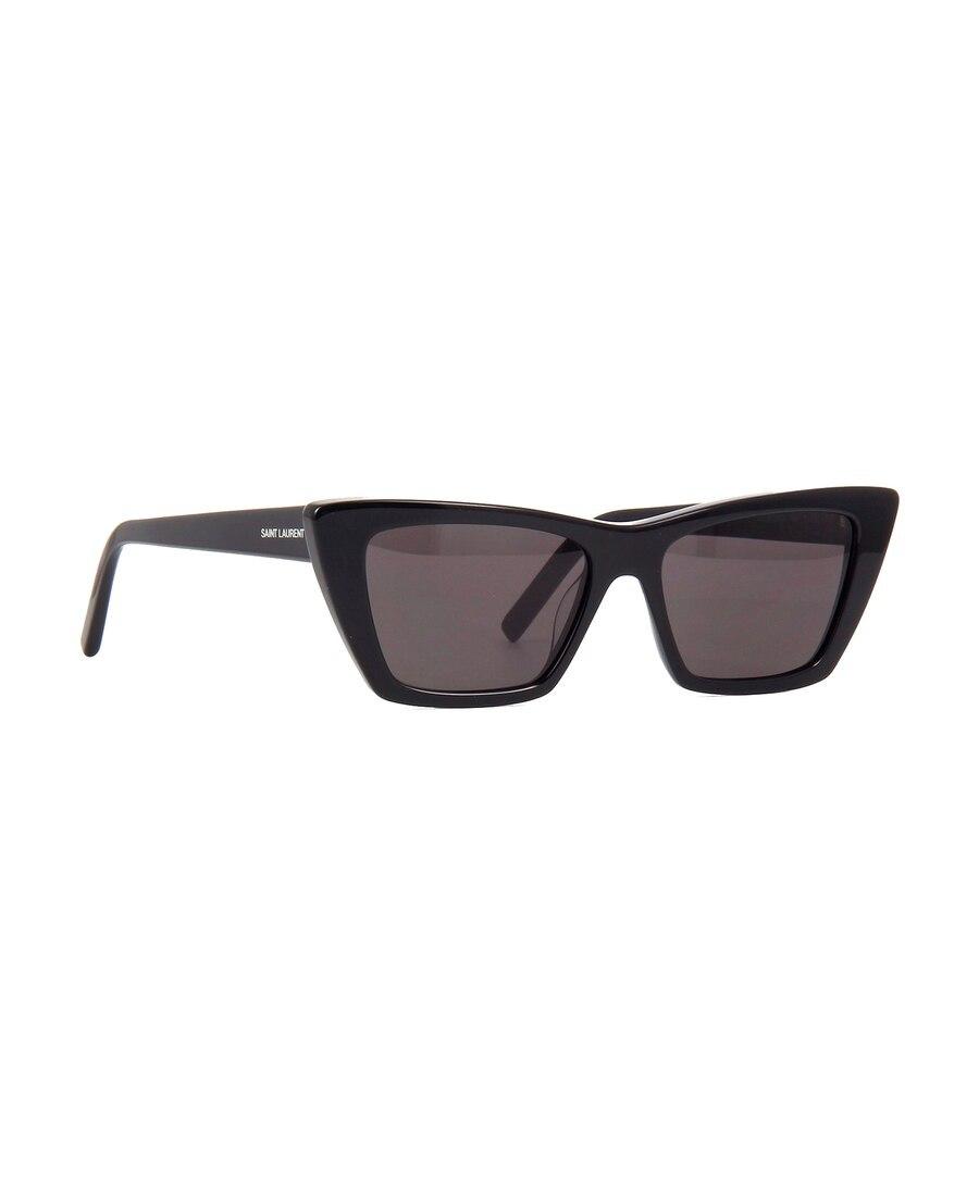 SAINT LAURENT Mica Cat-eye Acetate Sunglasses In Black Product Image