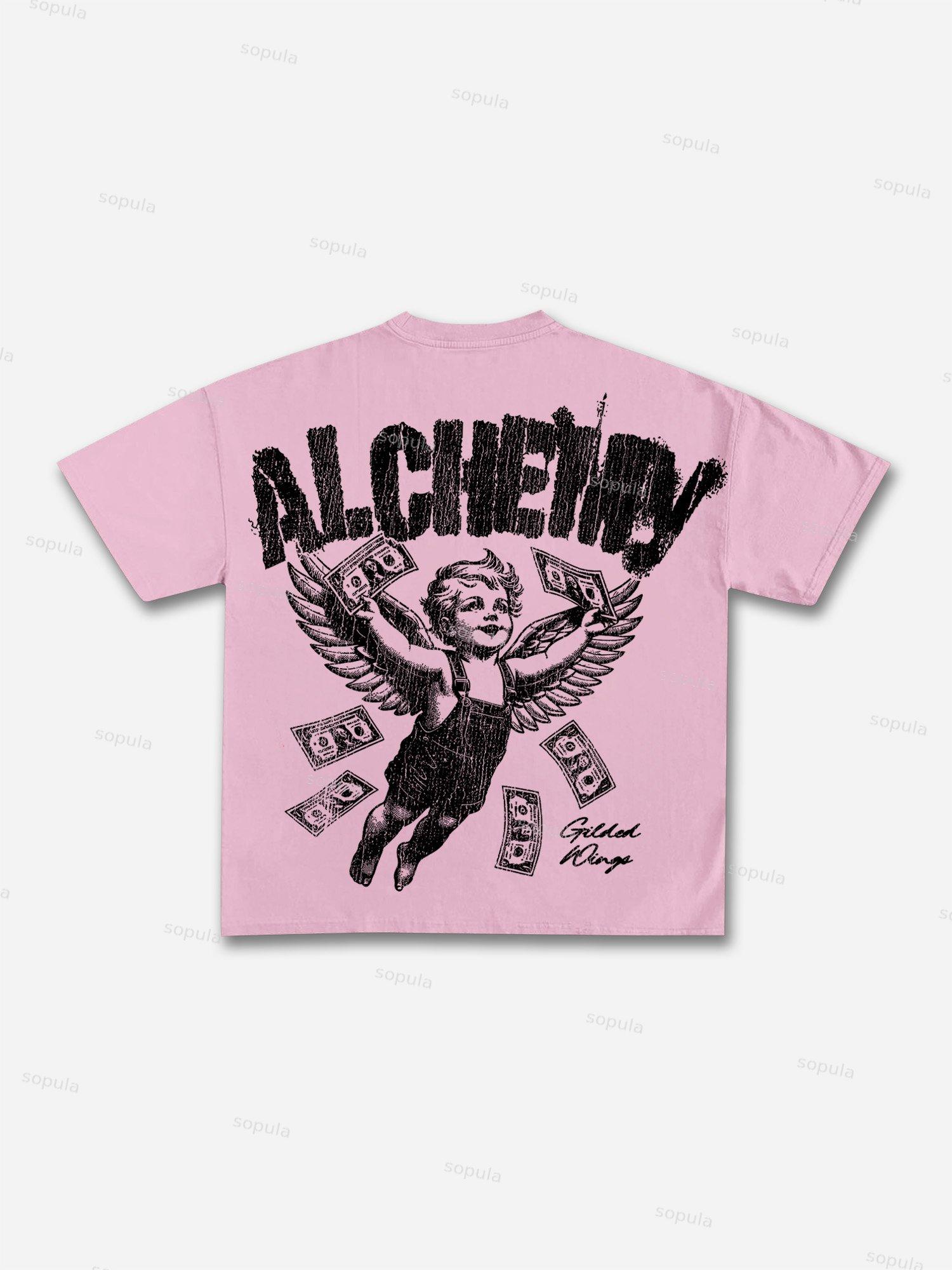 Alchemy Fortune Angel Graphic Cotton T-shirt Product Image