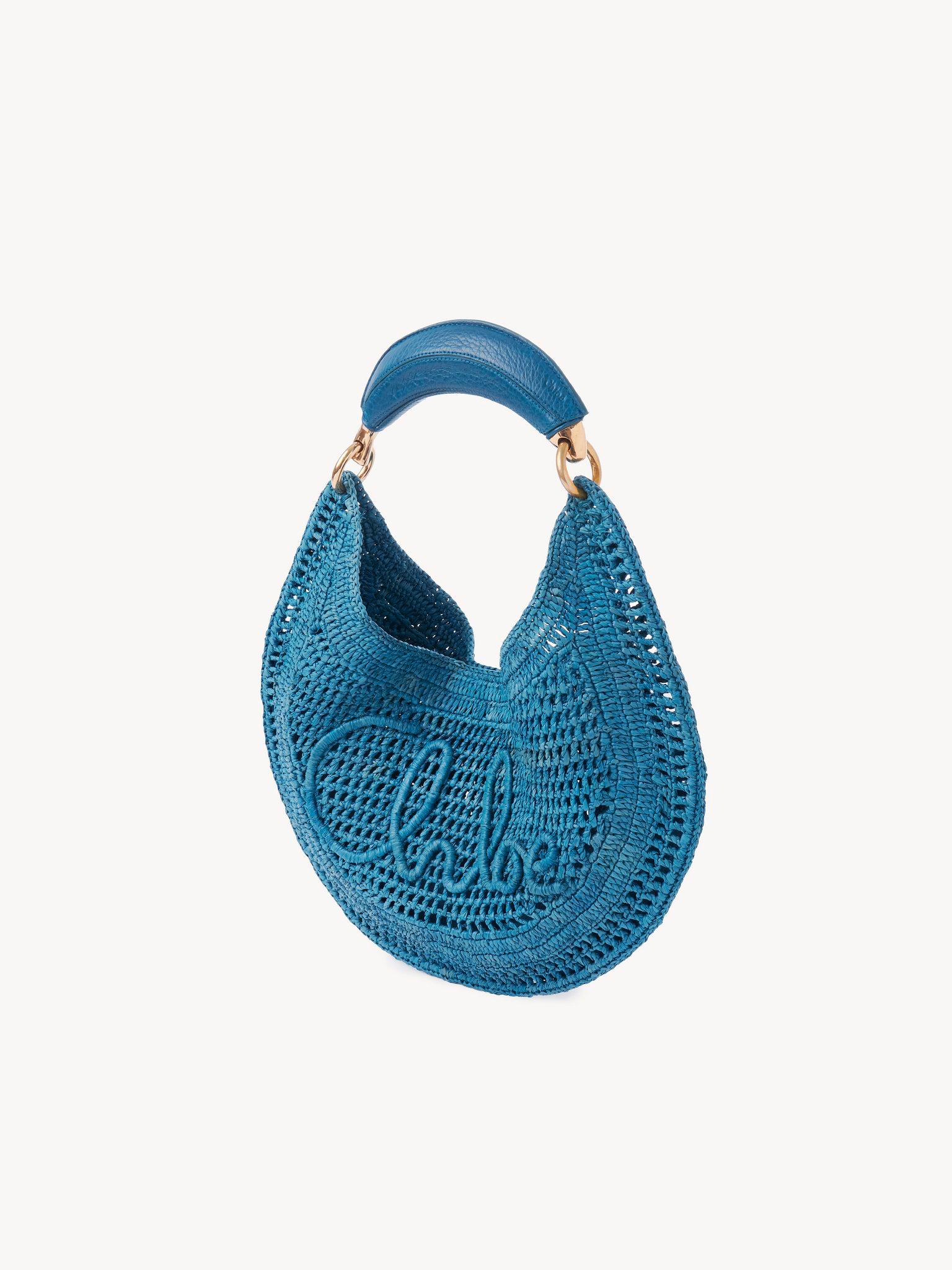 Summer Banana hobo bag in raffia Product Image