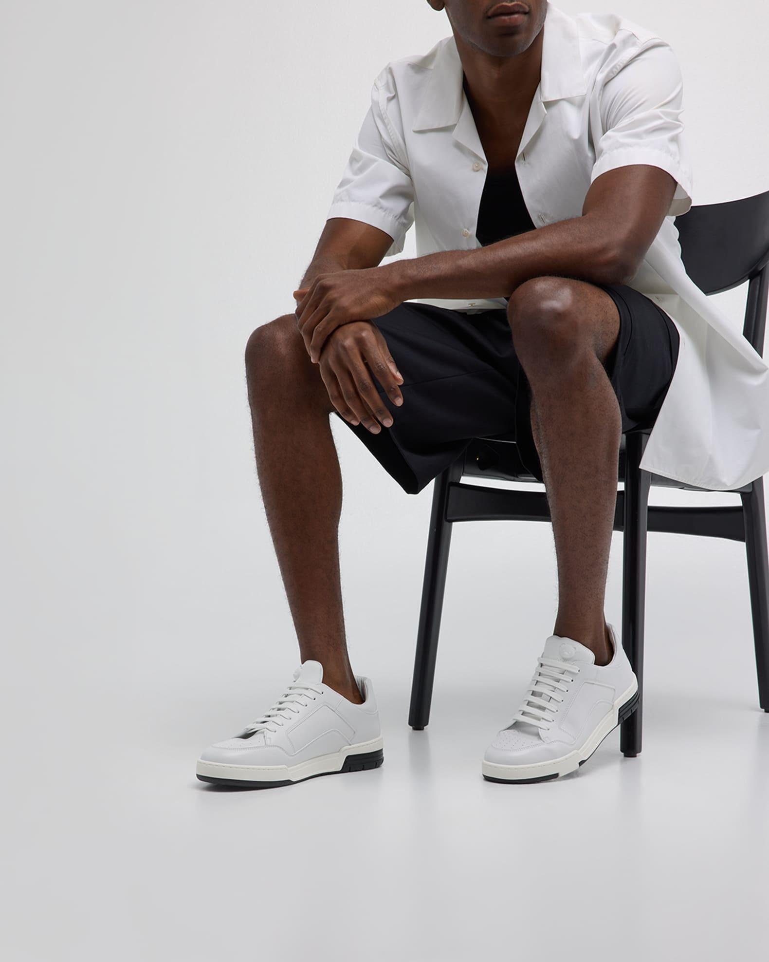 Men's Streetball Leather Sneakers Product Image