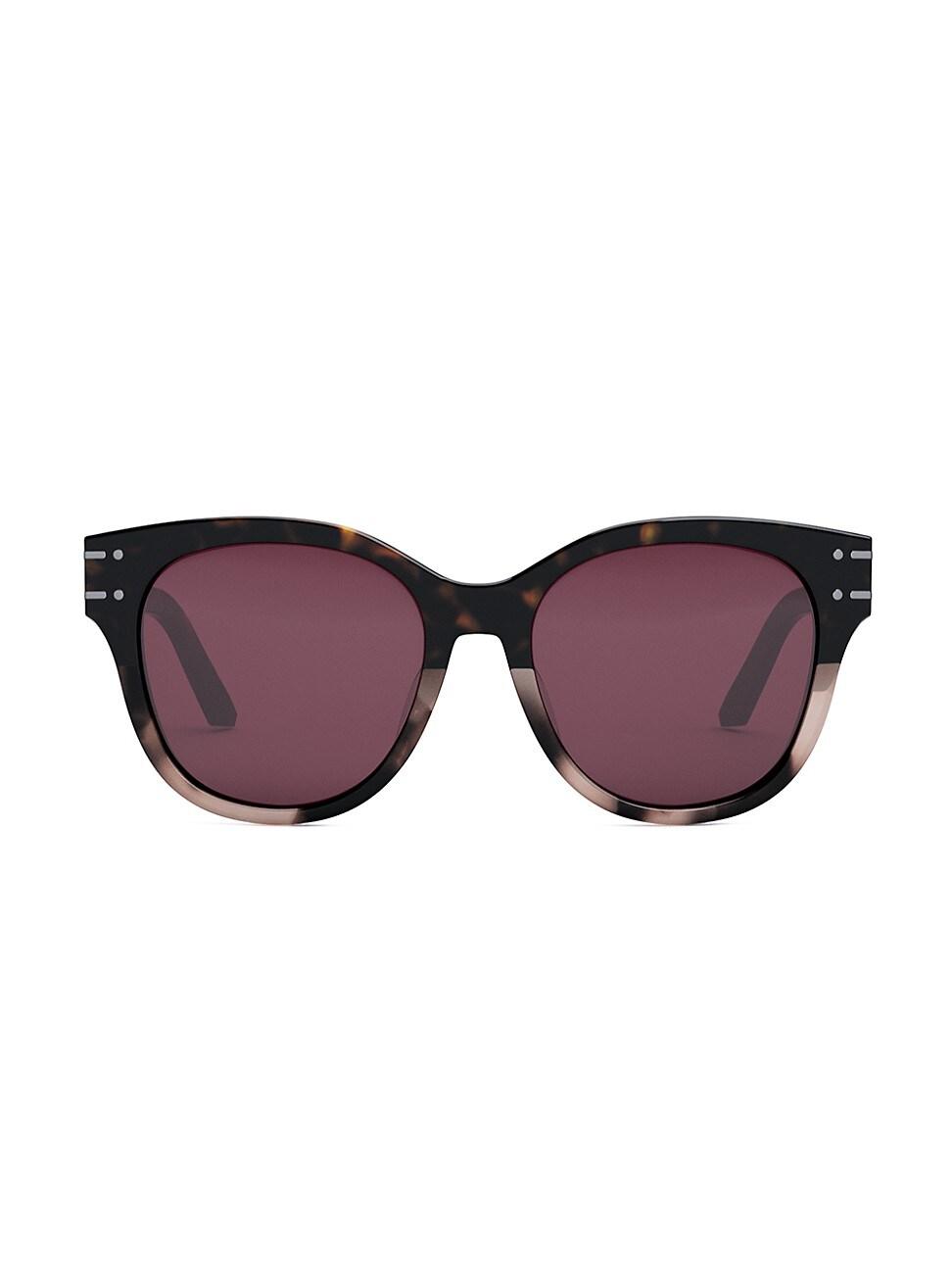 Womens DiorSignature B6F 55MM Butterfly Sunglasses Product Image