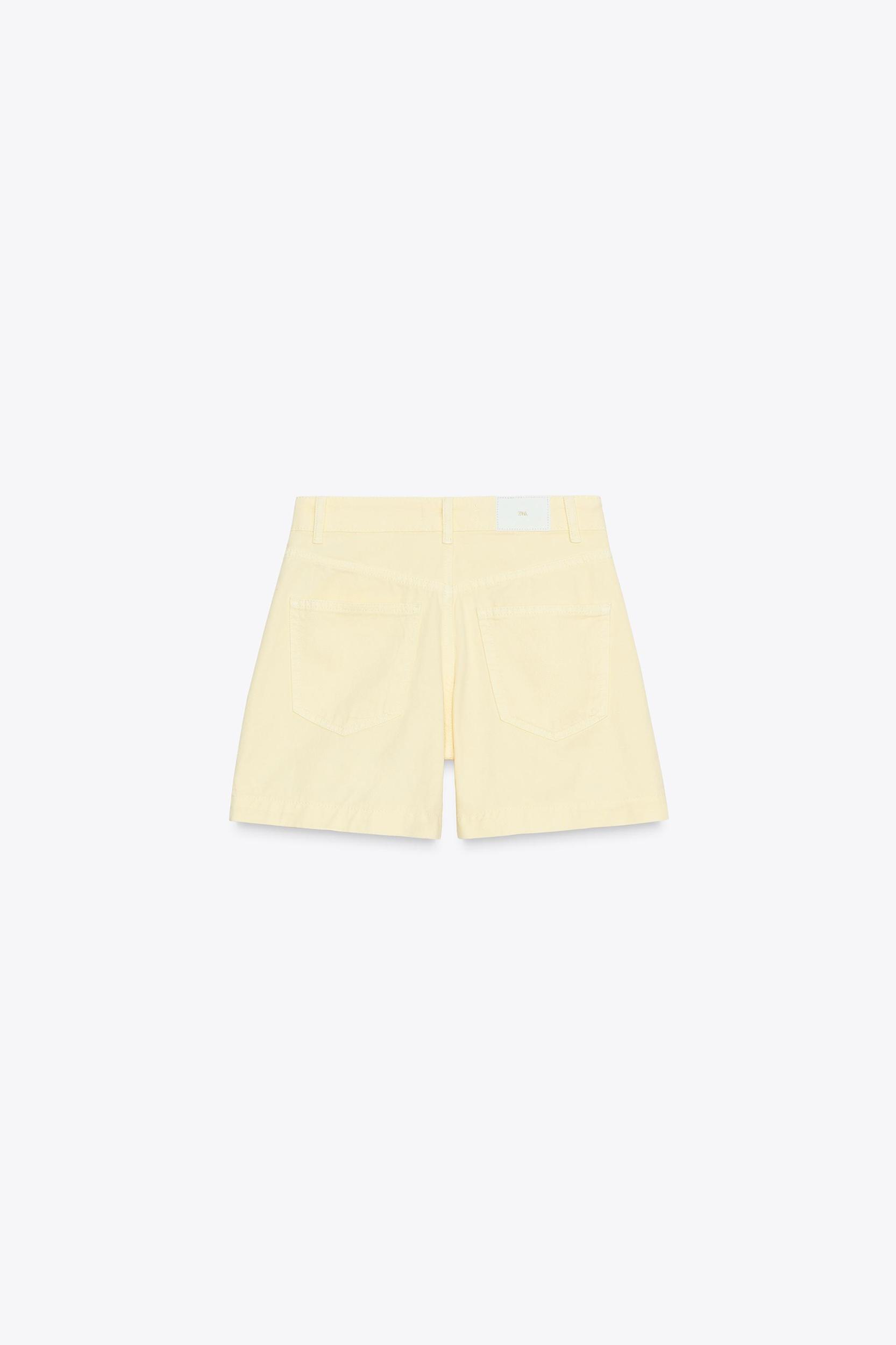 Z1975 HIGH-WAISTED SHORTS WITH PATCH POCKETS Product Image