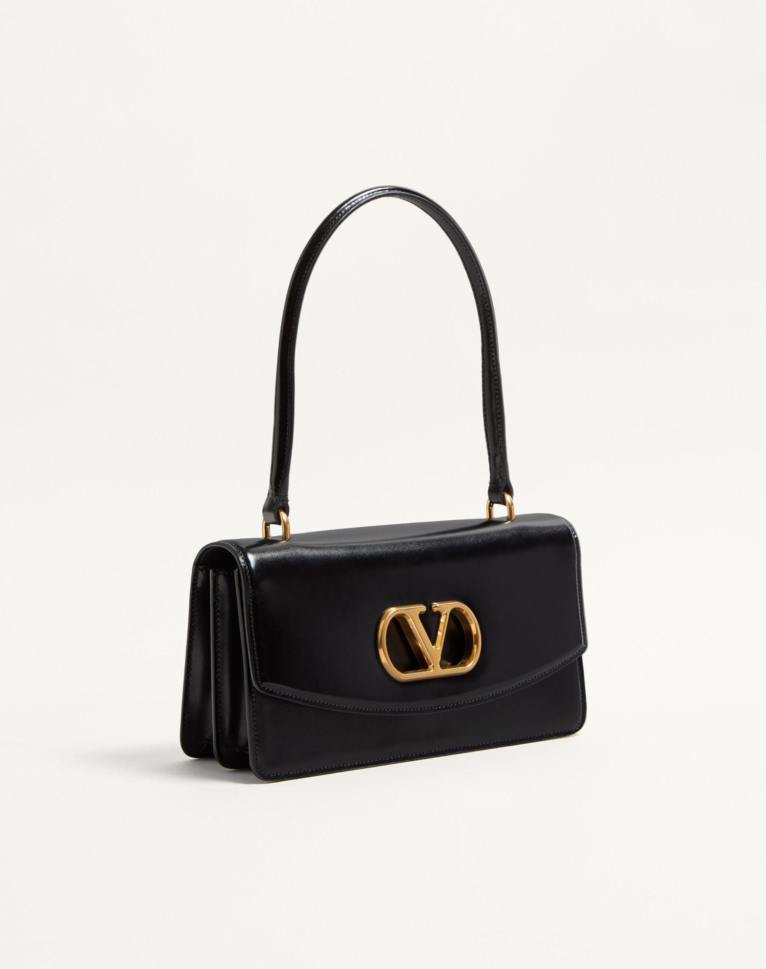 Valentino Garavani Vain Bag With Handle In Shiny Calfskin Product Image