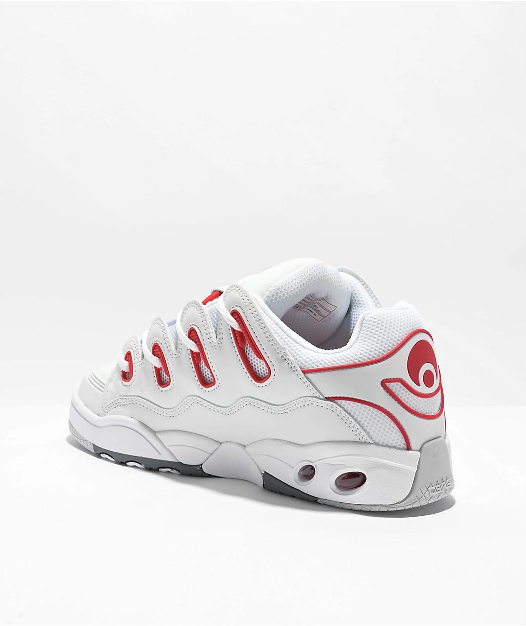 Osiris D3 OG White, Red & Grey Skate Shoes D3 Product Image