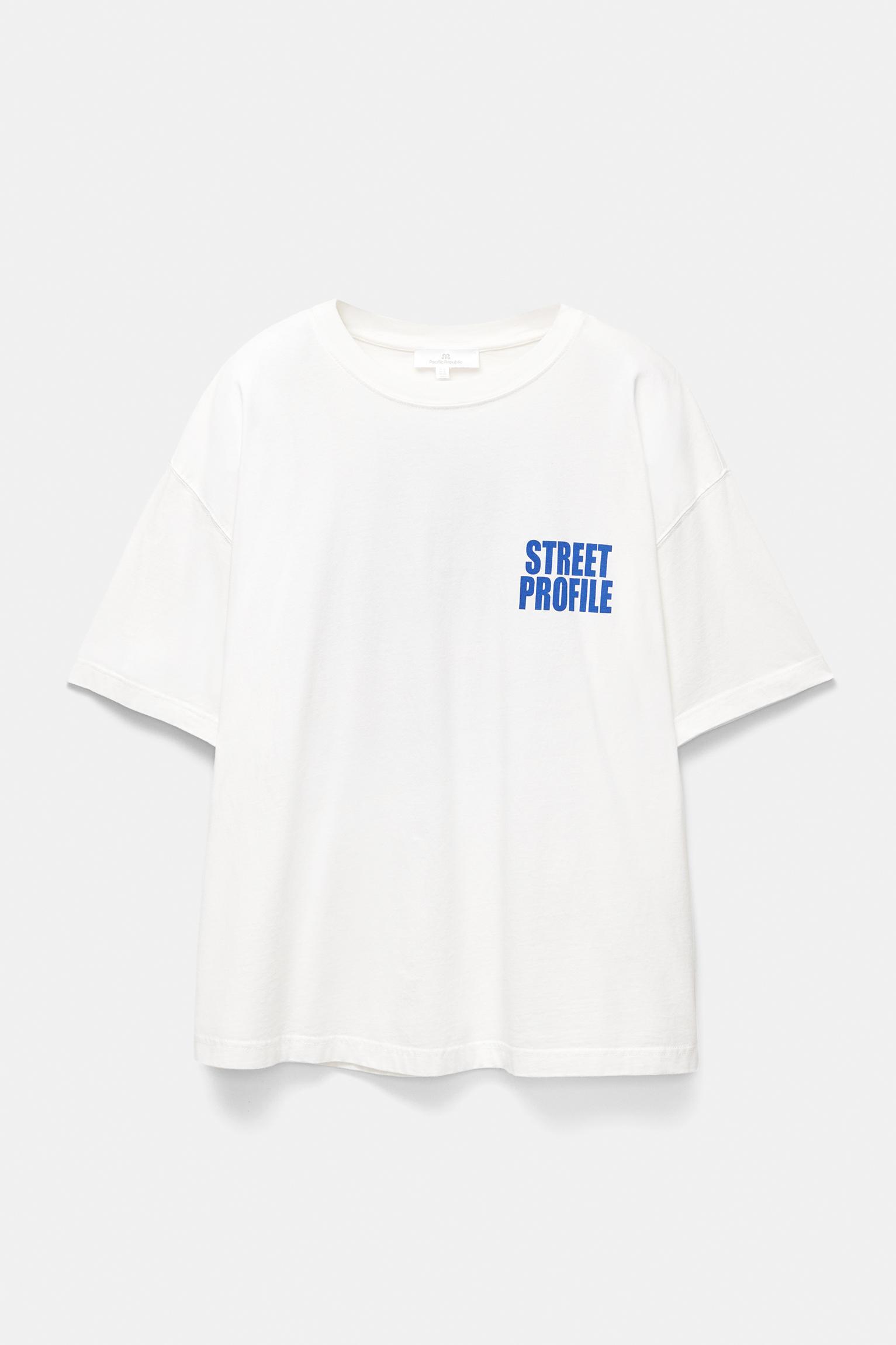 Street Profile graphic T-shirt Product Image