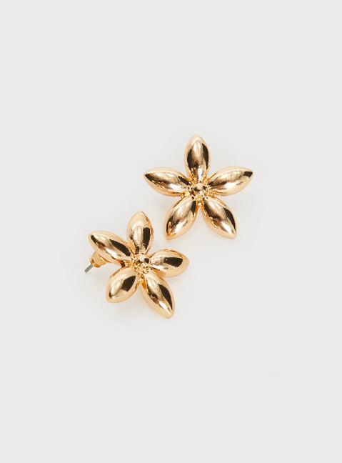 Torquil Earrings Gold Product Image