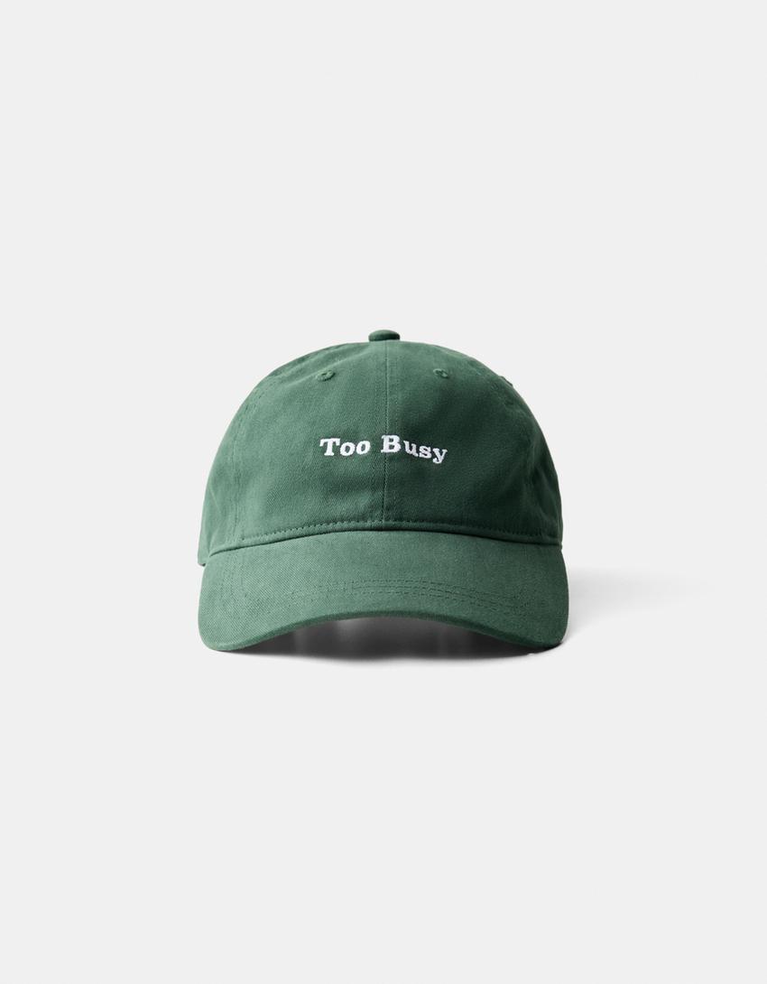 Embroidered cap Product Image