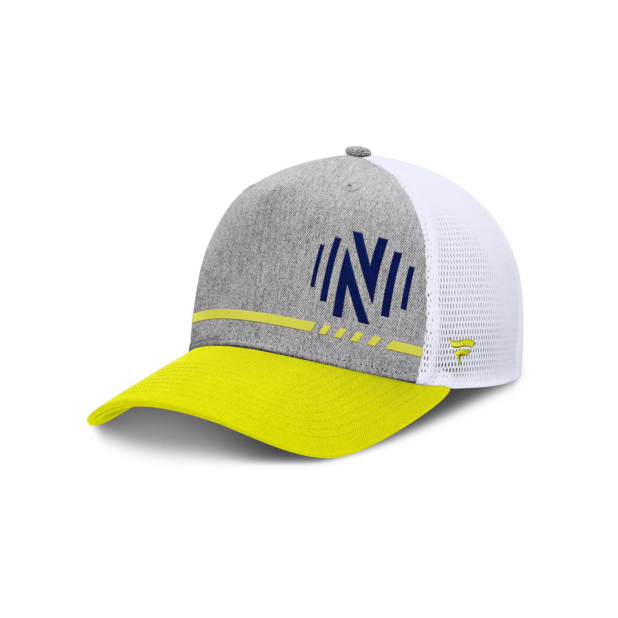 Men's Fanatics Heather Gray Nashville SC Low Block Trucker Adjustable Hat, Mls Grey Product Image