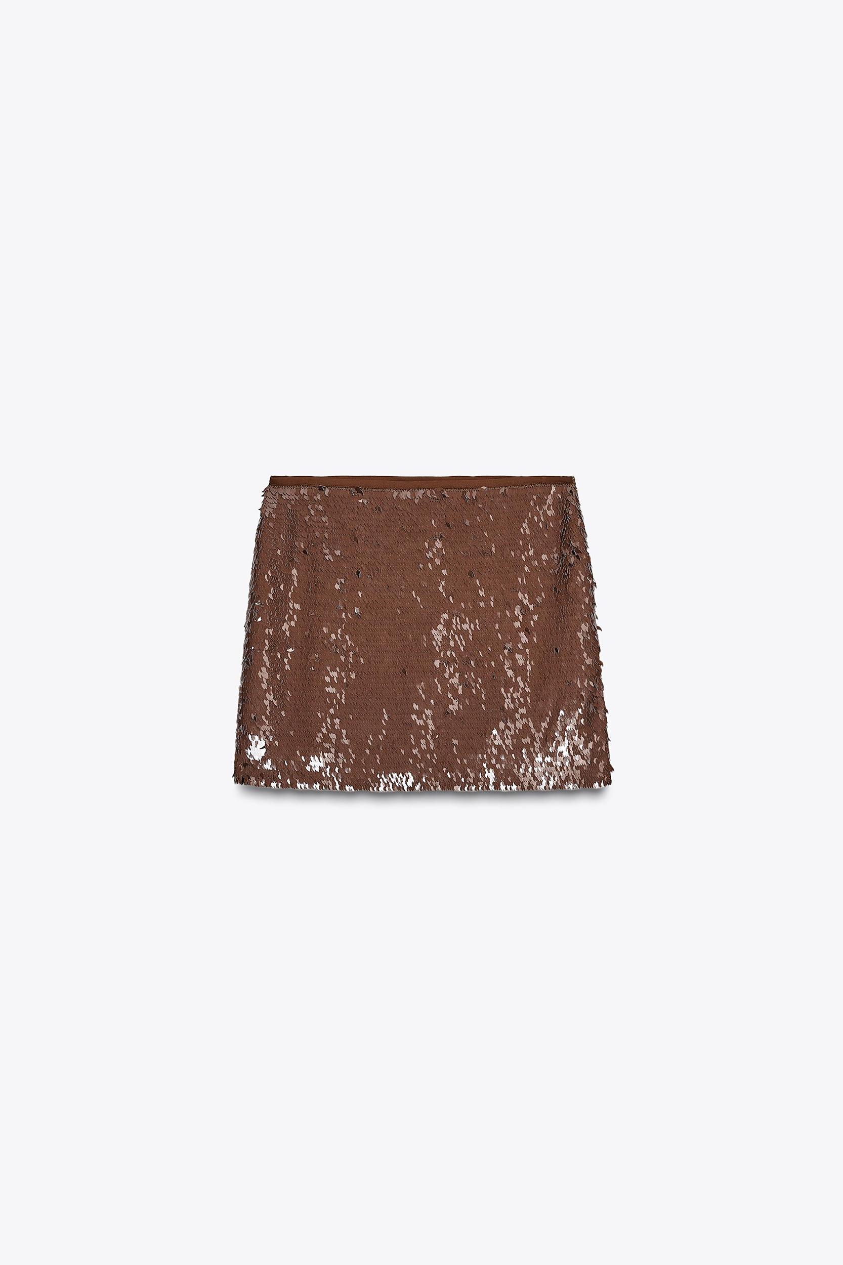 SEQUIN MINI SKIRT Product Image