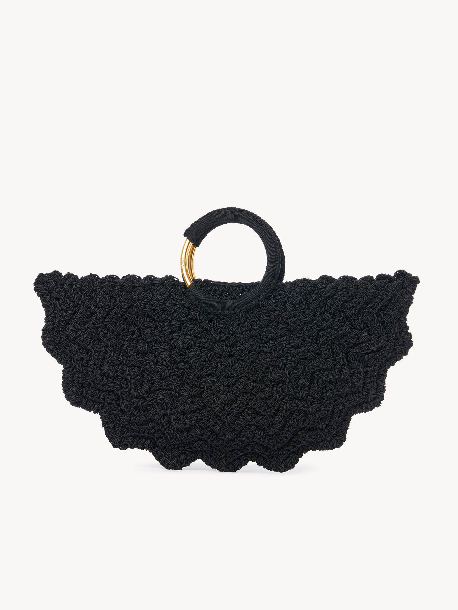 Small Bracelet Paravent tote bag in crochet Product Image
