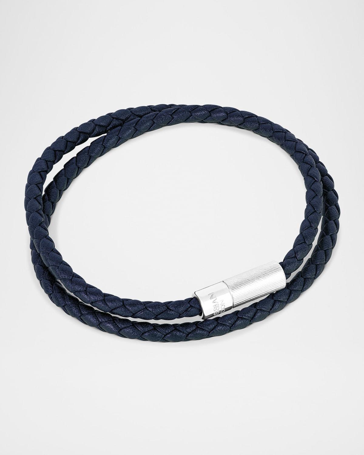 Mens Pop Rigato Leather Bracelet Product Image
