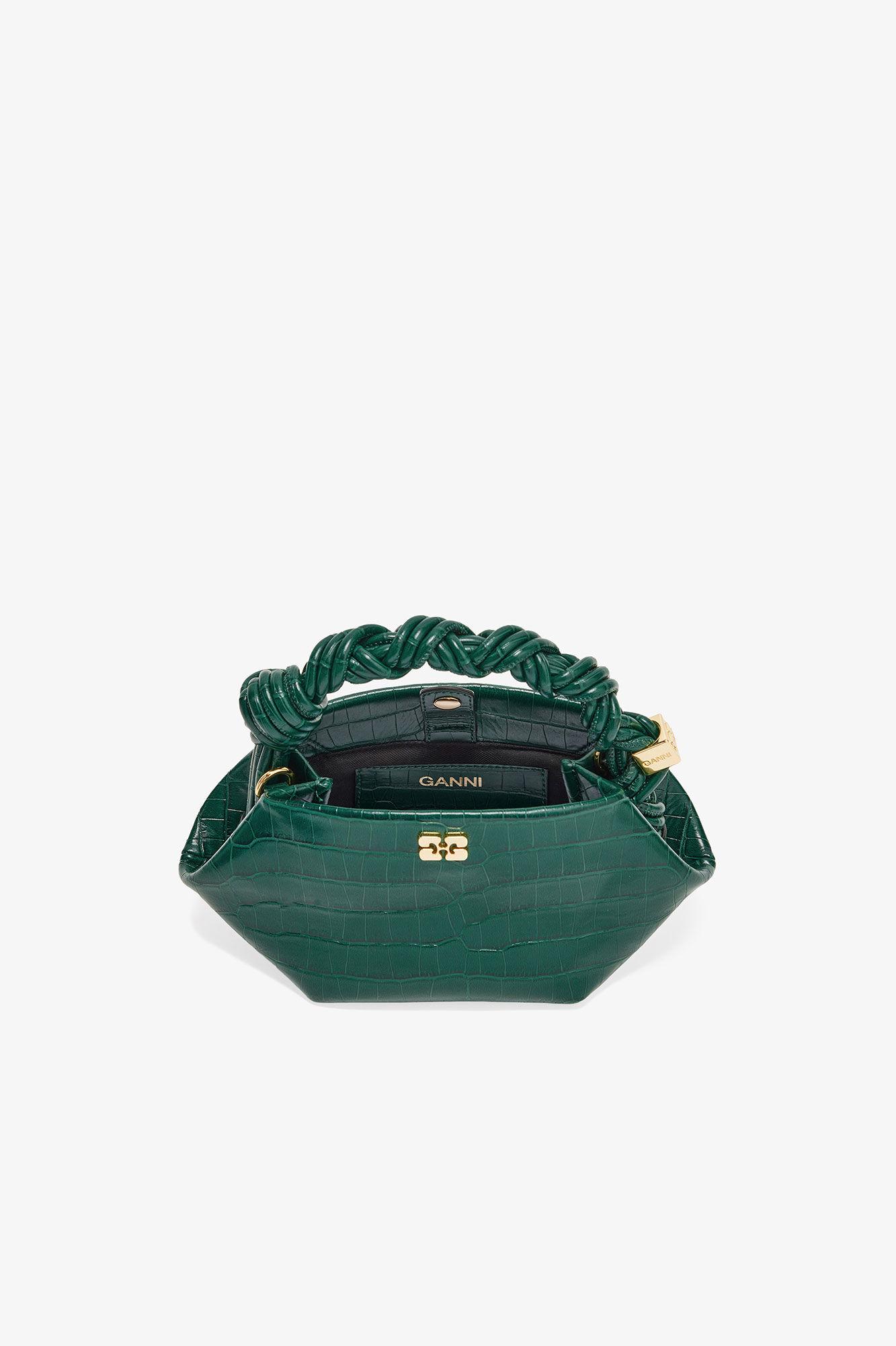 Green Croco Patent Mini GANNI Bou Bag Product Image