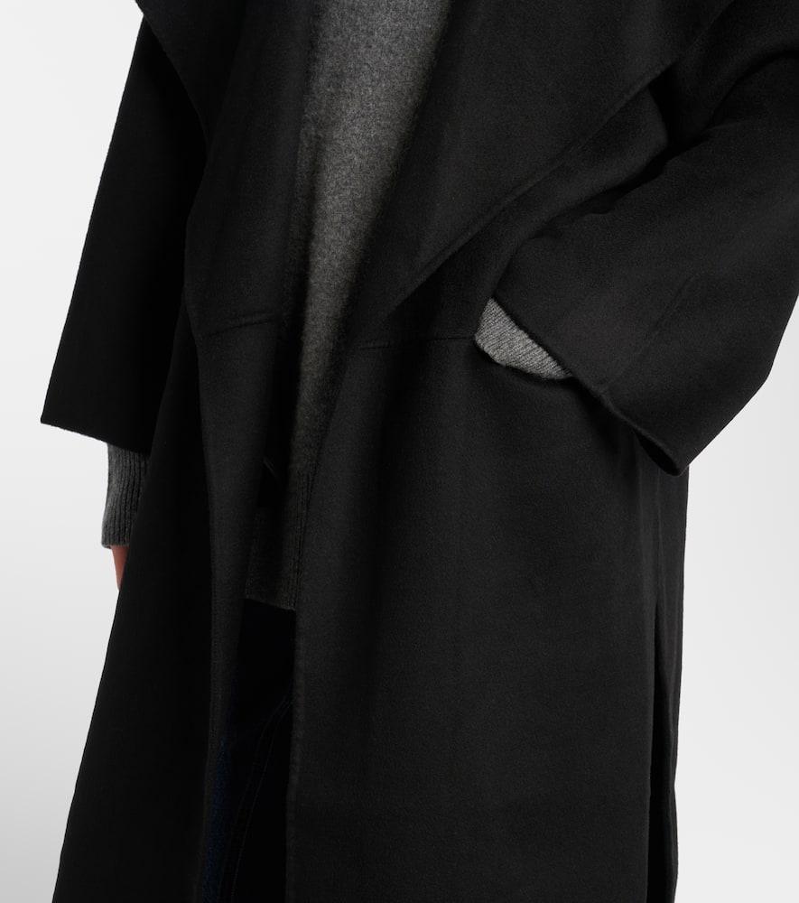 TOTÊME Toteme Signature Wool And Cashmere Coat In Black Product Image