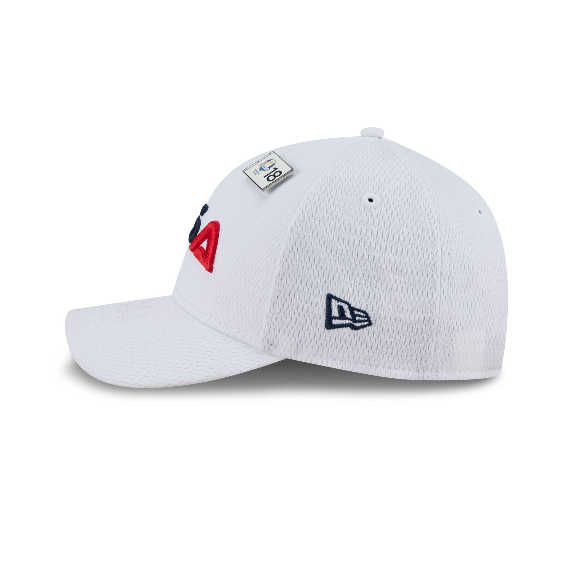 2025 Ryder Cup Team USA White 9FORTY M-Crown Snapback Hat Male Product Image