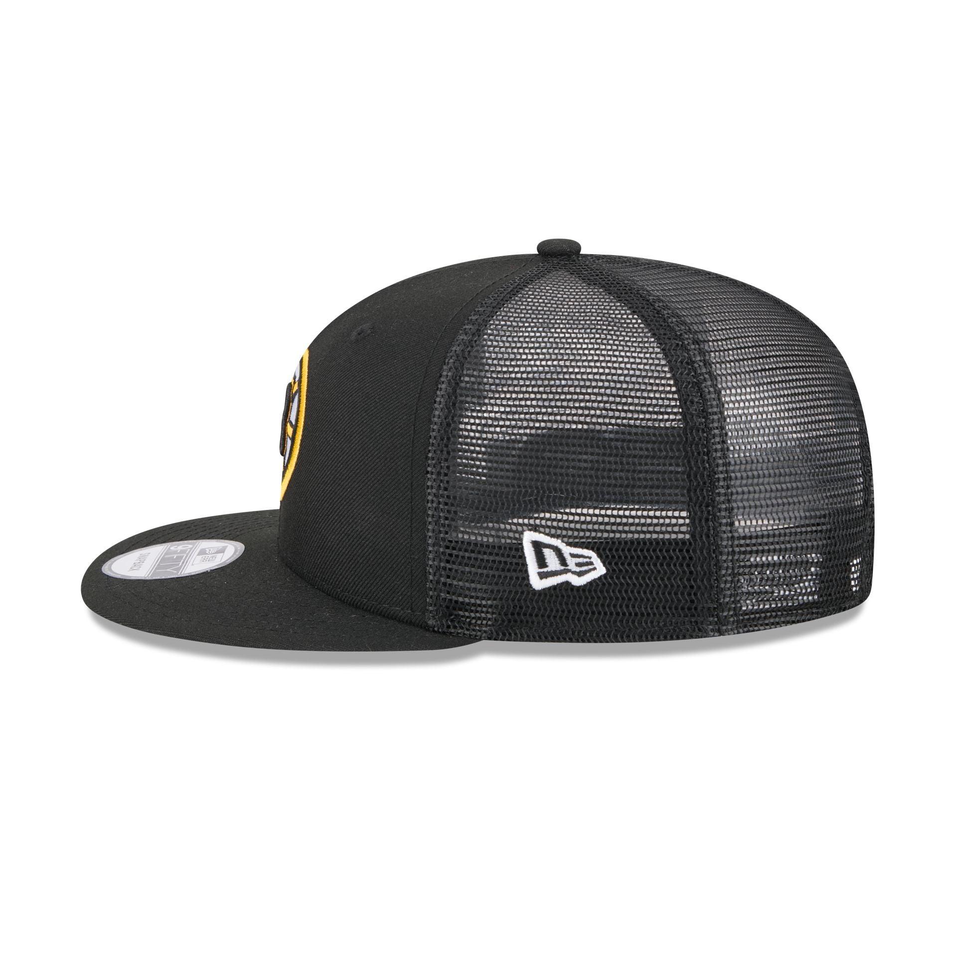 Boston Bruins Team Tag 9FIFTY Trucker Hat Male Product Image