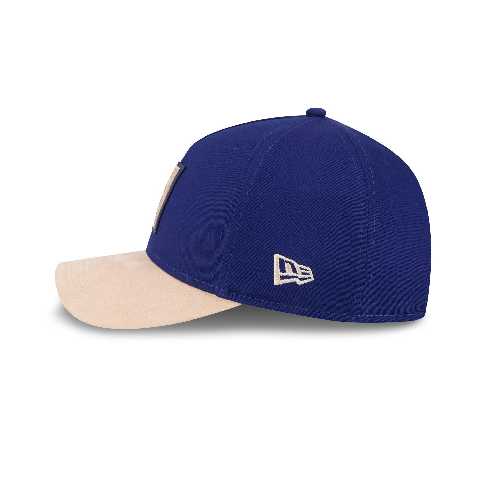 Los Angeles Dodgers Suede Patch 9FORTY M-Crown A-Frame Adjustable Hat Male Product Image