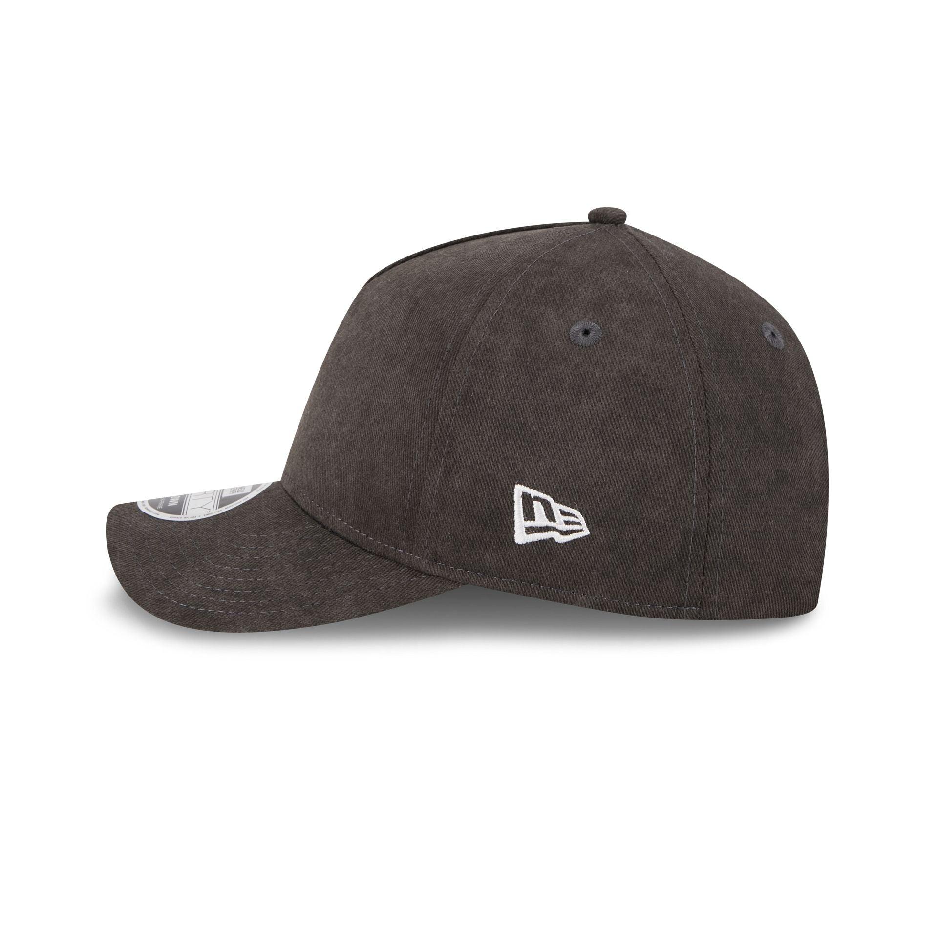 New Era Cap Washed Twill Black 9FORTY M-Crown A-Frame Adjustable Hat Male Product Image