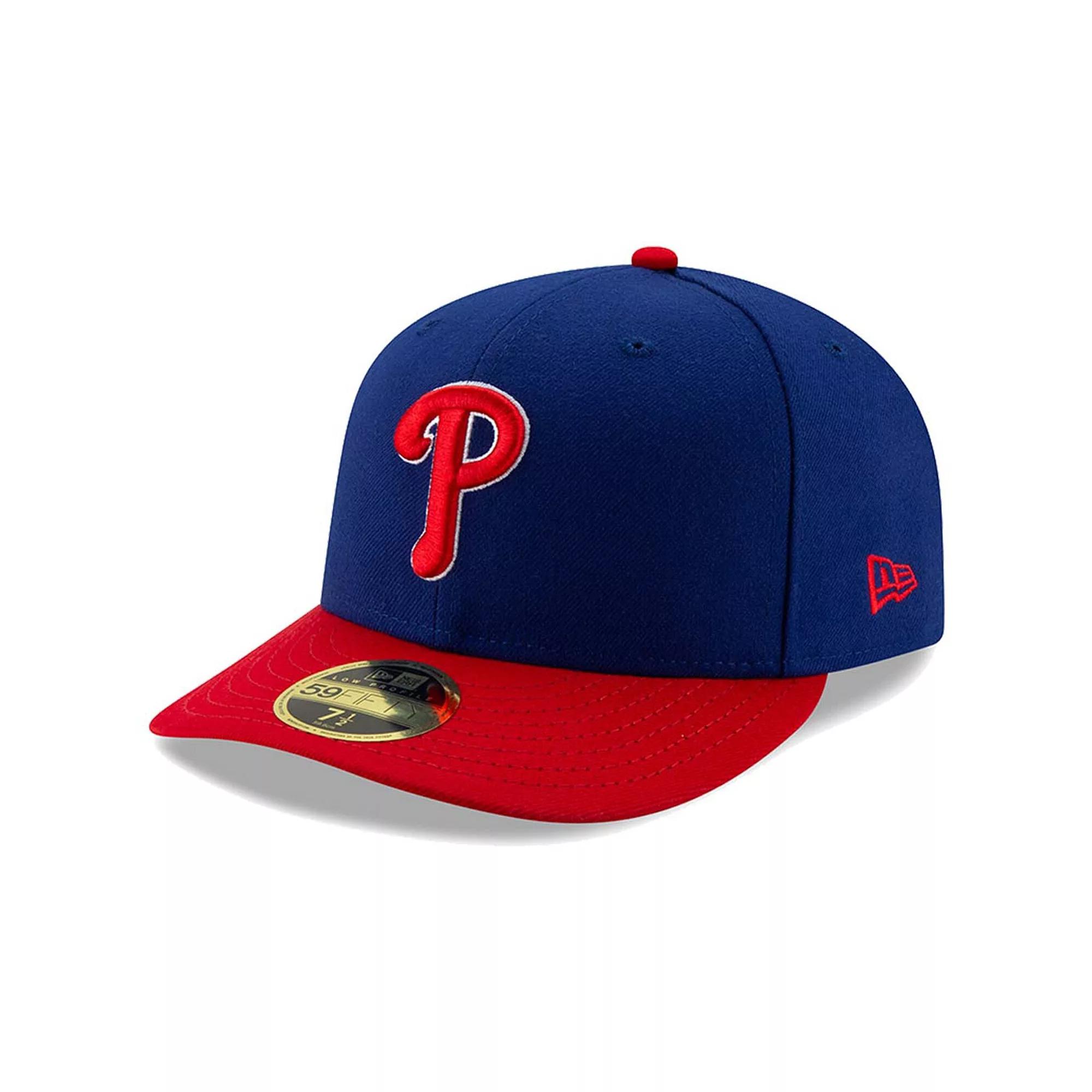 Men's New Era Royal/Red Philadelphia Phillies Authentic Collection Alternate On-Field Low Profile 59FIFTY Fitted Hat, Size: 8, Blue Product Image