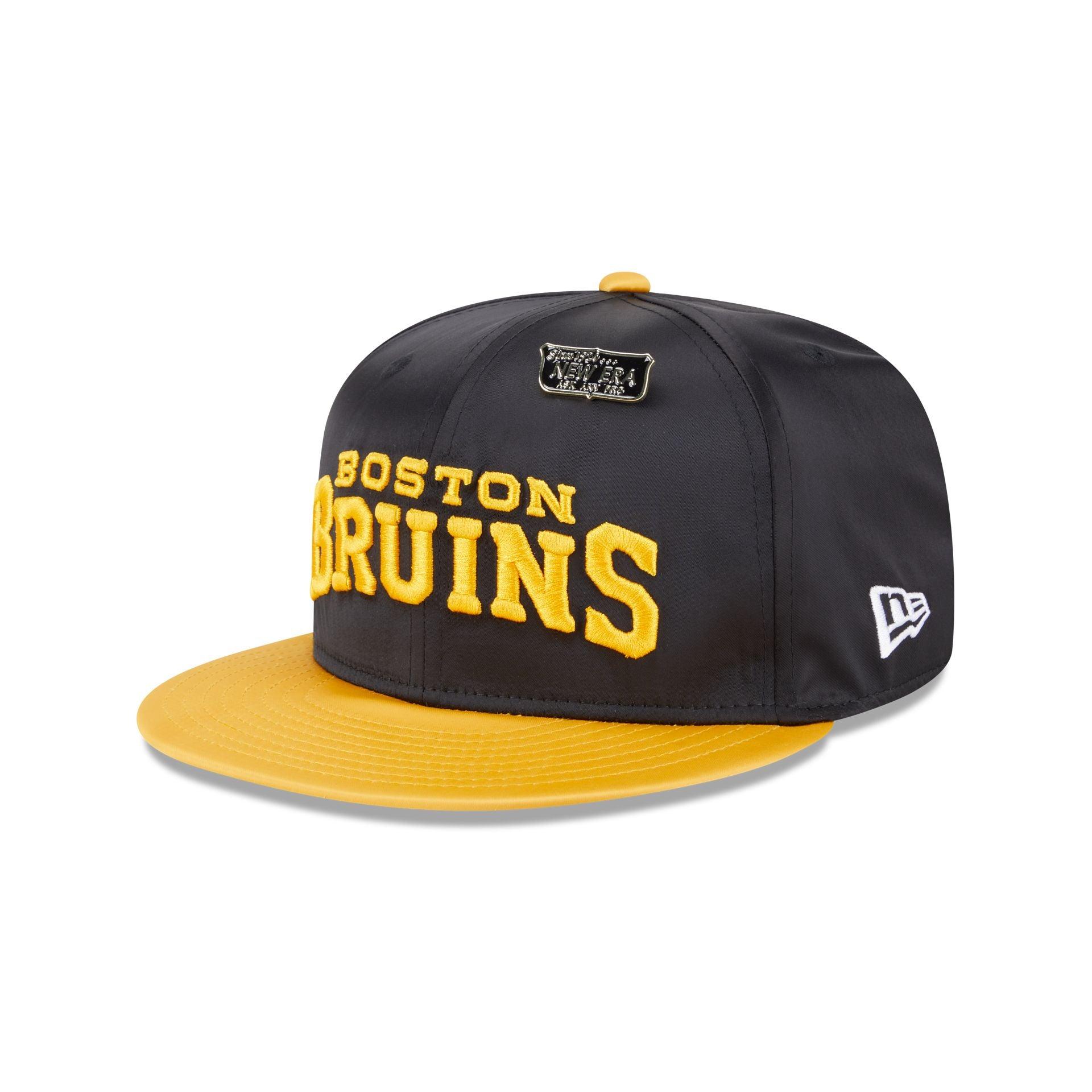 Boston Bruins Spring Satin 59FIFTY Fitted Hat Male Product Image