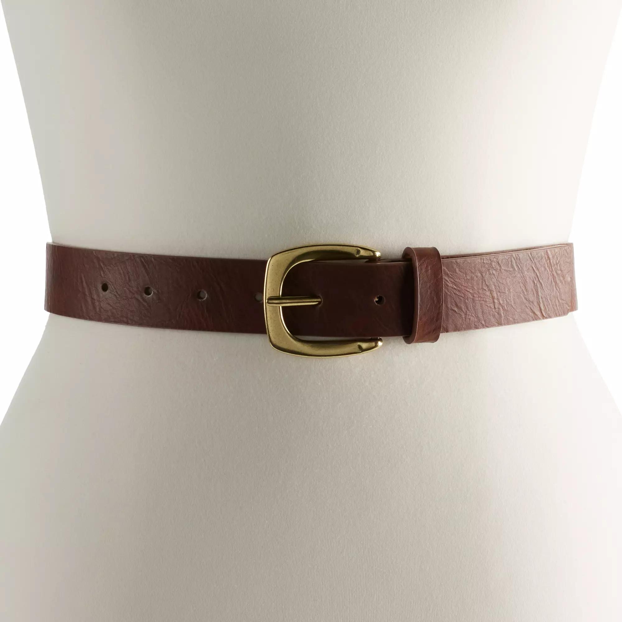 Women's Sonoma Goods For Life® Square Buckle Belt,  Product Image