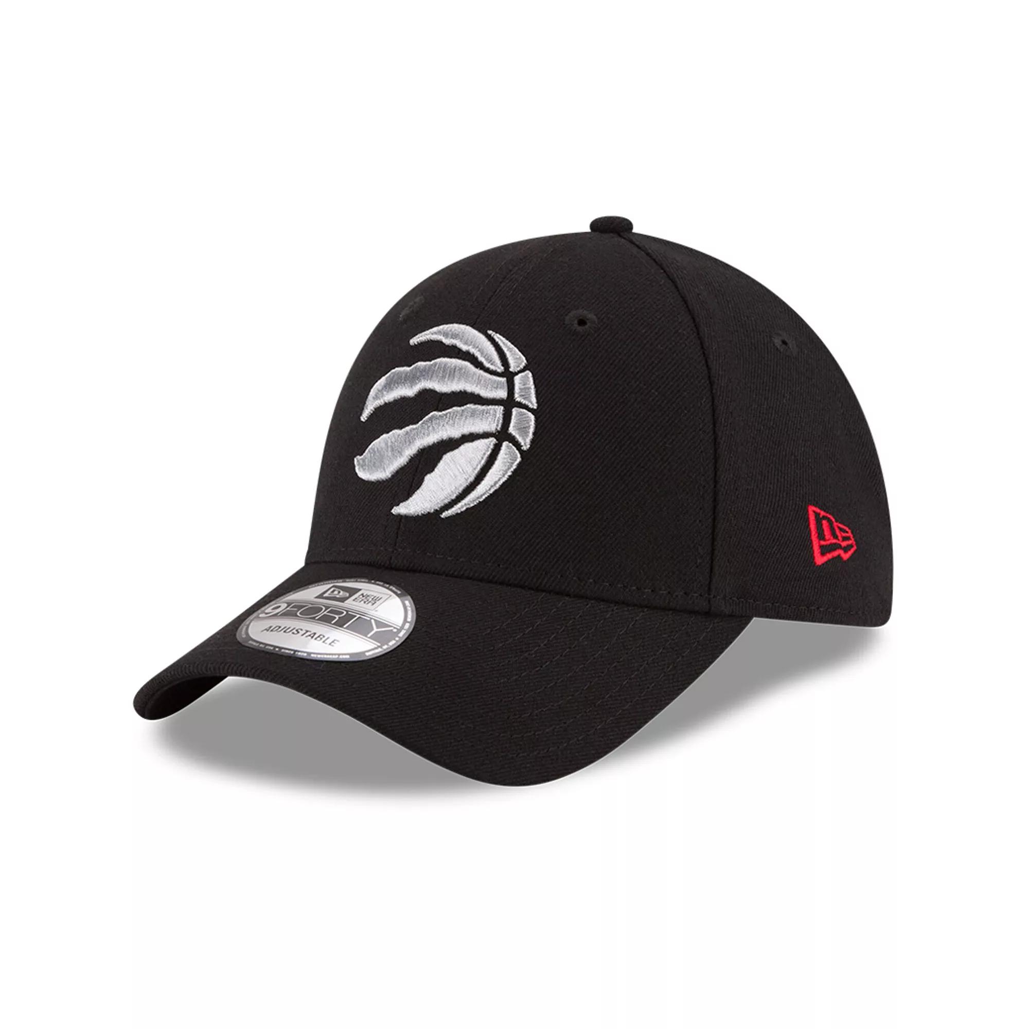 Men's New Era Black Toronto Raptors Official Team Color 9FORTY Adjustable Hat, Rpt Black Product Image