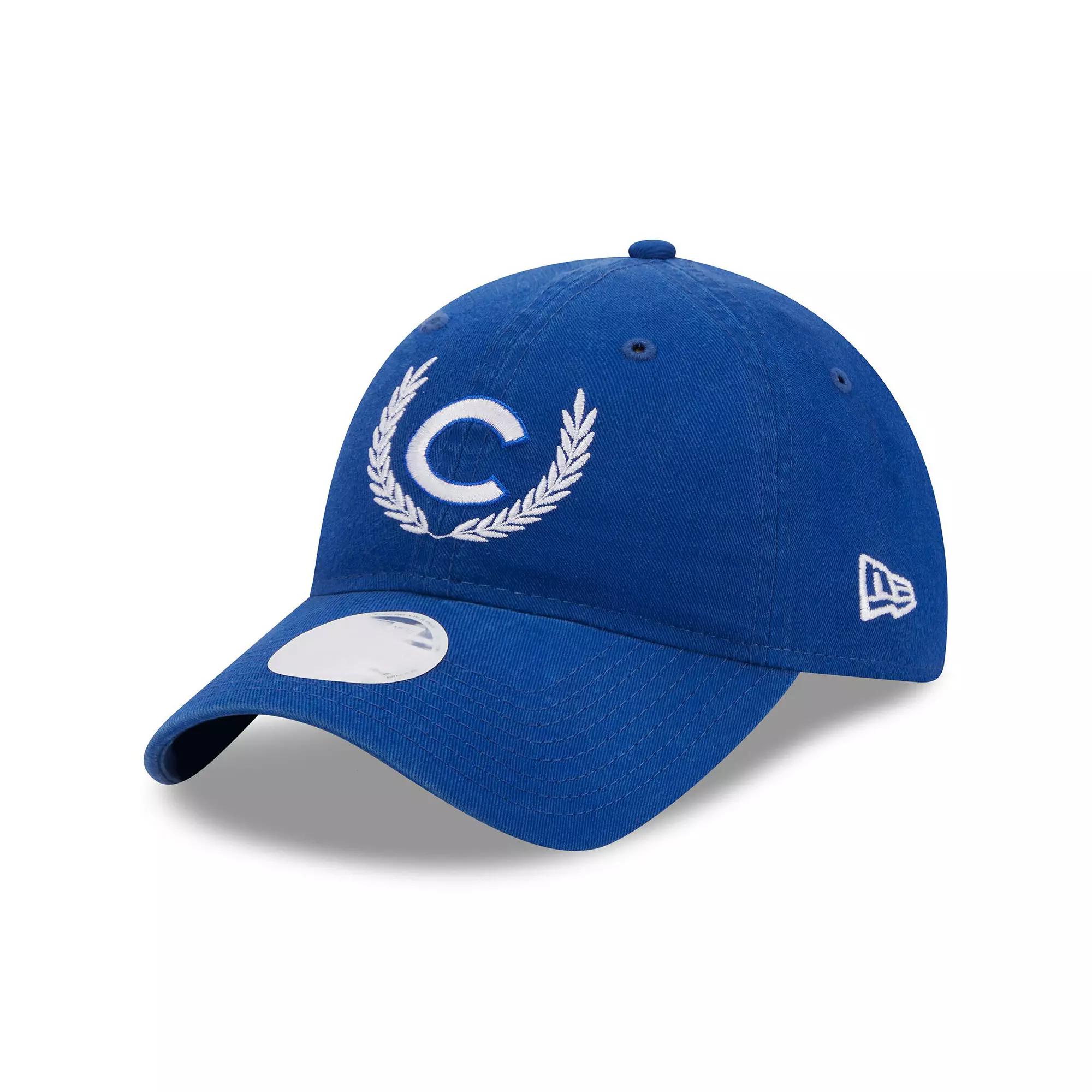 Women's New Era Royal Chicago Cubs Leaves 9TWENTY Adjustable Hat, Blue Product Image