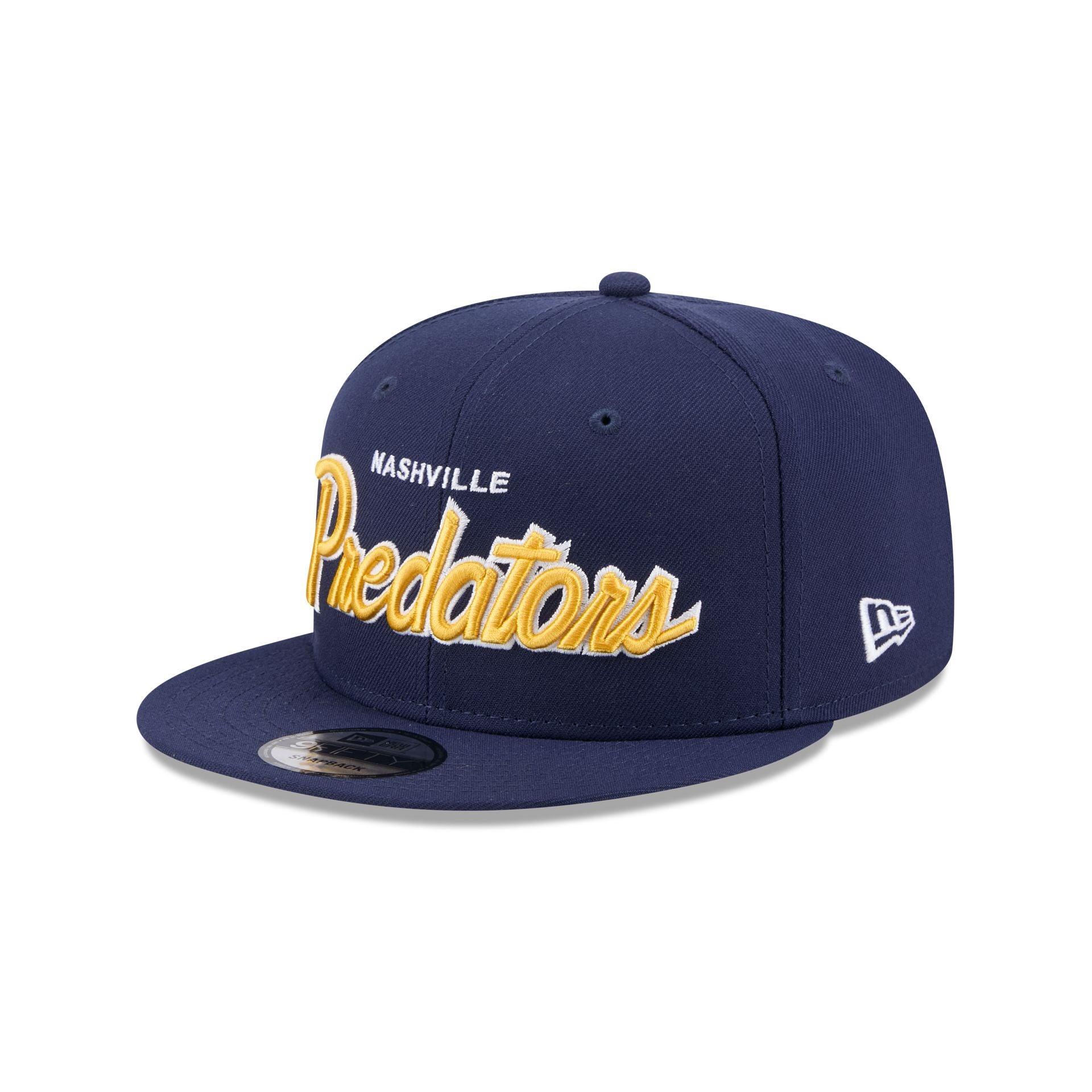 Nashville Predators Script 9FIFTY Snapback Hat Male Product Image
