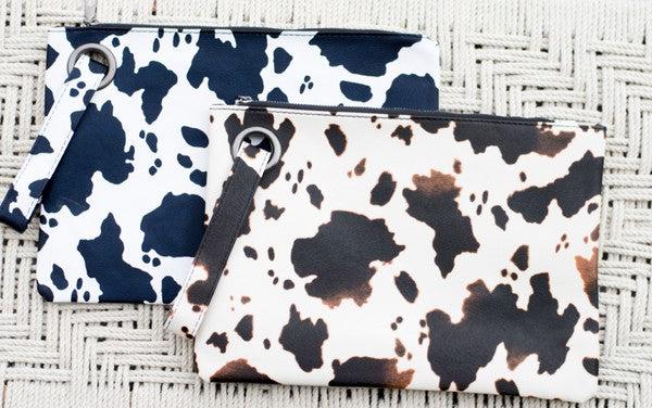Cow Print Oversized Everyday Clutch Product Image