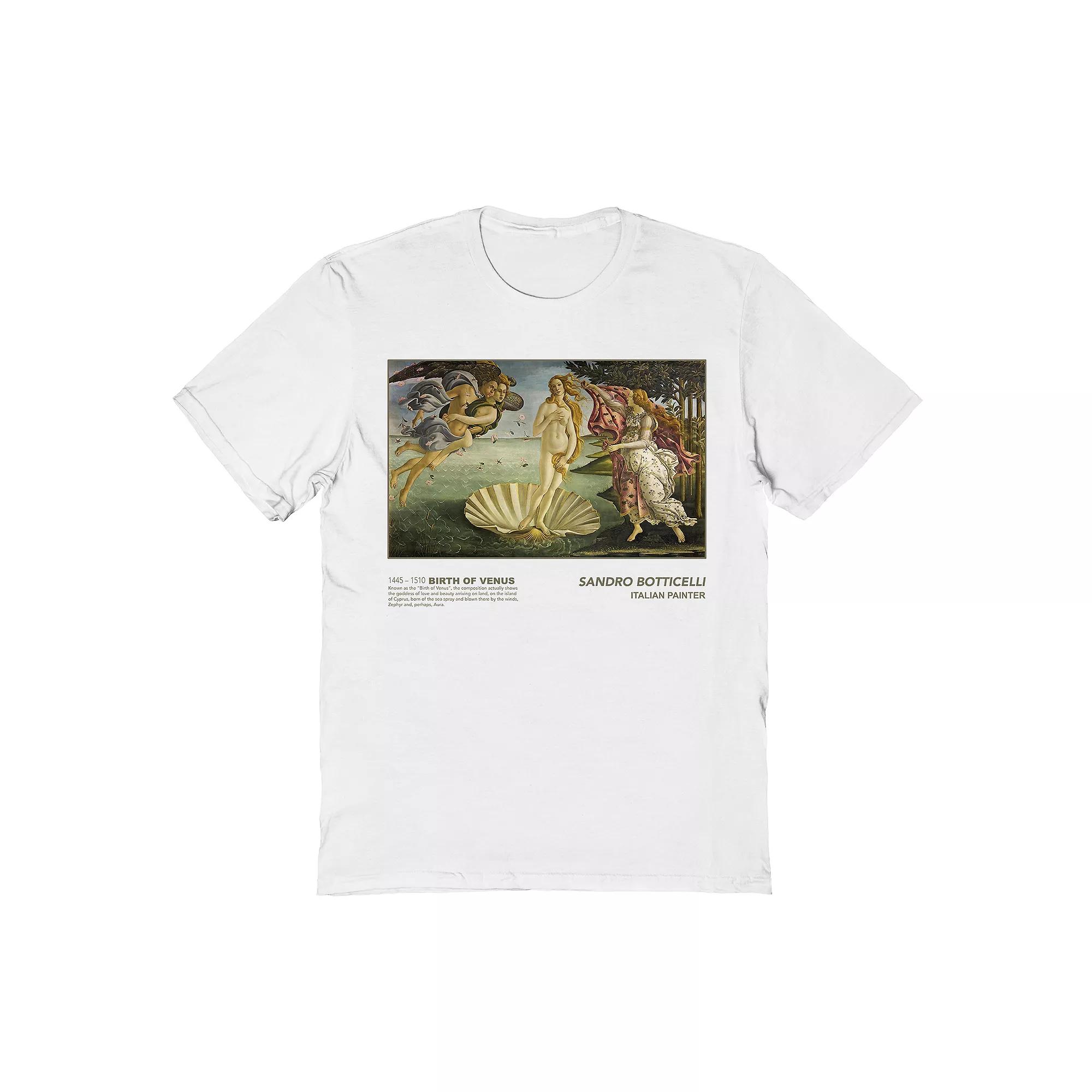 Men's Sandro Botticelli Birth Venus Tee, Size: XXL, White Product Image