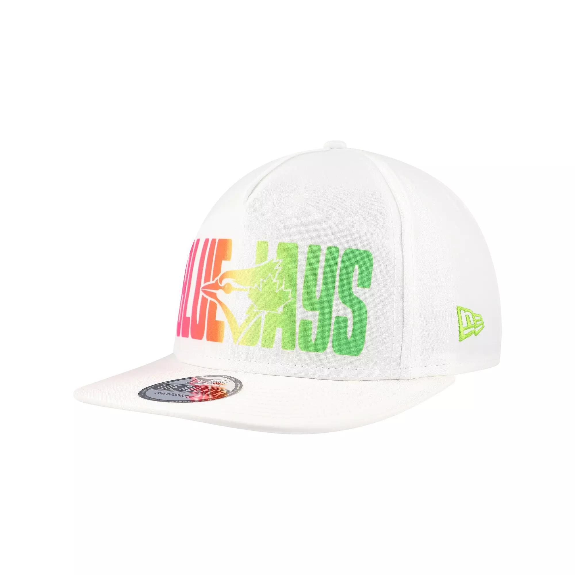Men's New Era White Toronto Blue Jays Spring Spectrum Golfer Snapback Hat, Jay White Product Image
