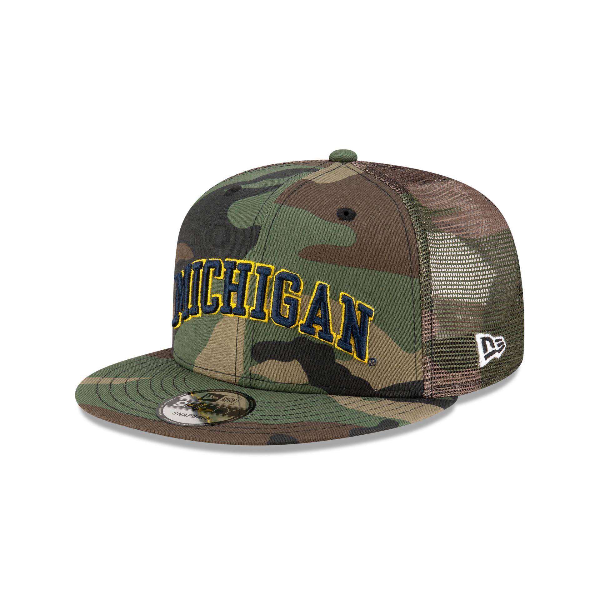 Michigan Wolverines Camo 9FIFTY Trucker Hat Male Product Image