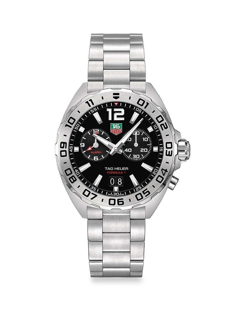 Mens Formula 1 41MM Stainless Steel Quartz Chronograph Bracelet Watch Product Image