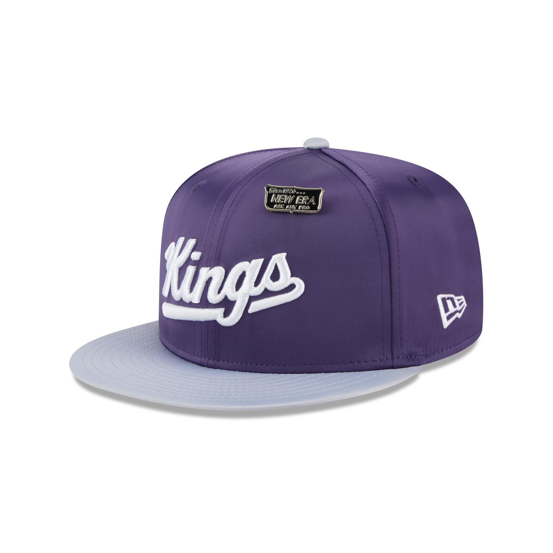 Sacramento Kings Satin Pin 9FIFTY Snapback Hat Male Product Image
