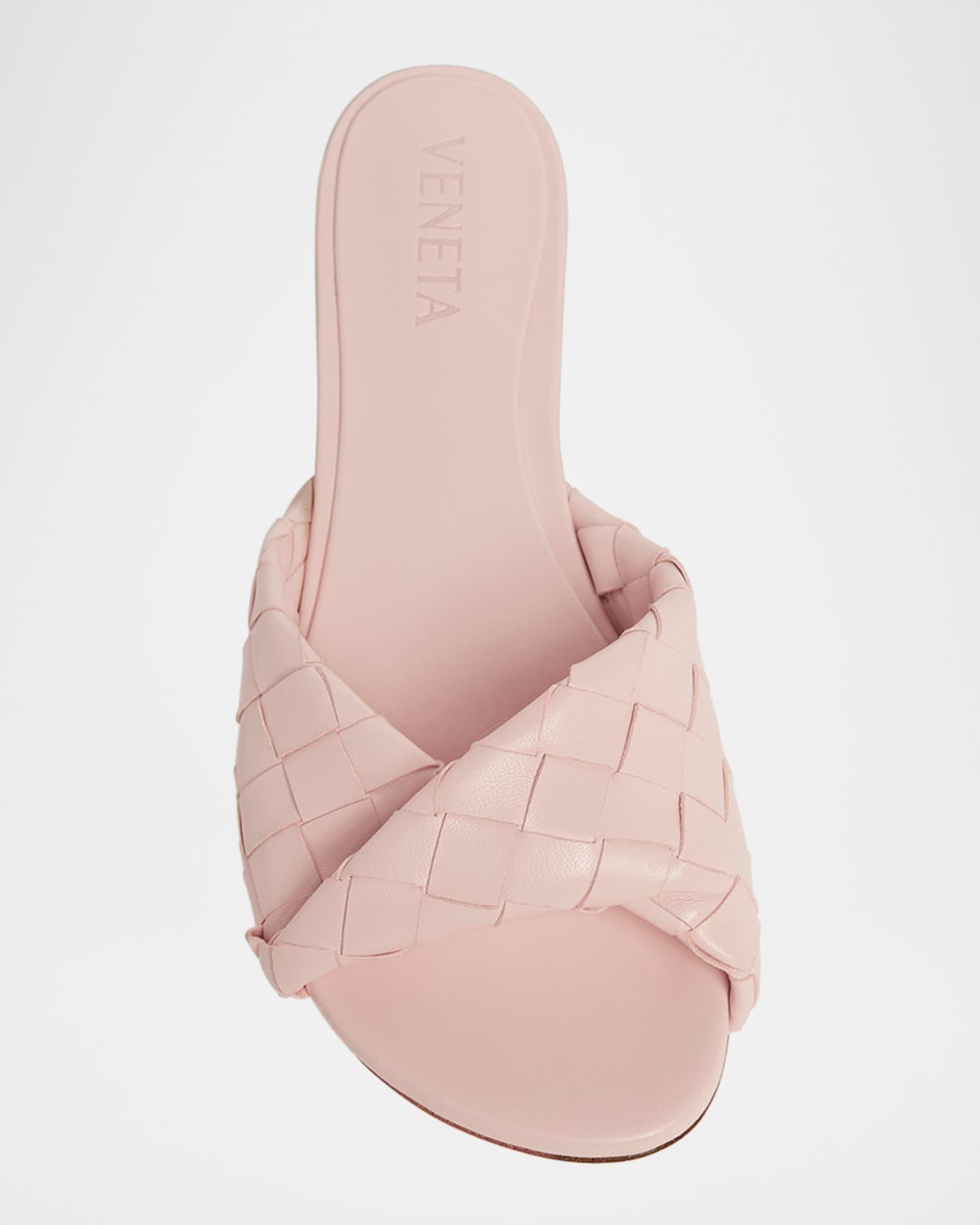 Blink Woven Napa Leather Flat Sandals Product Image