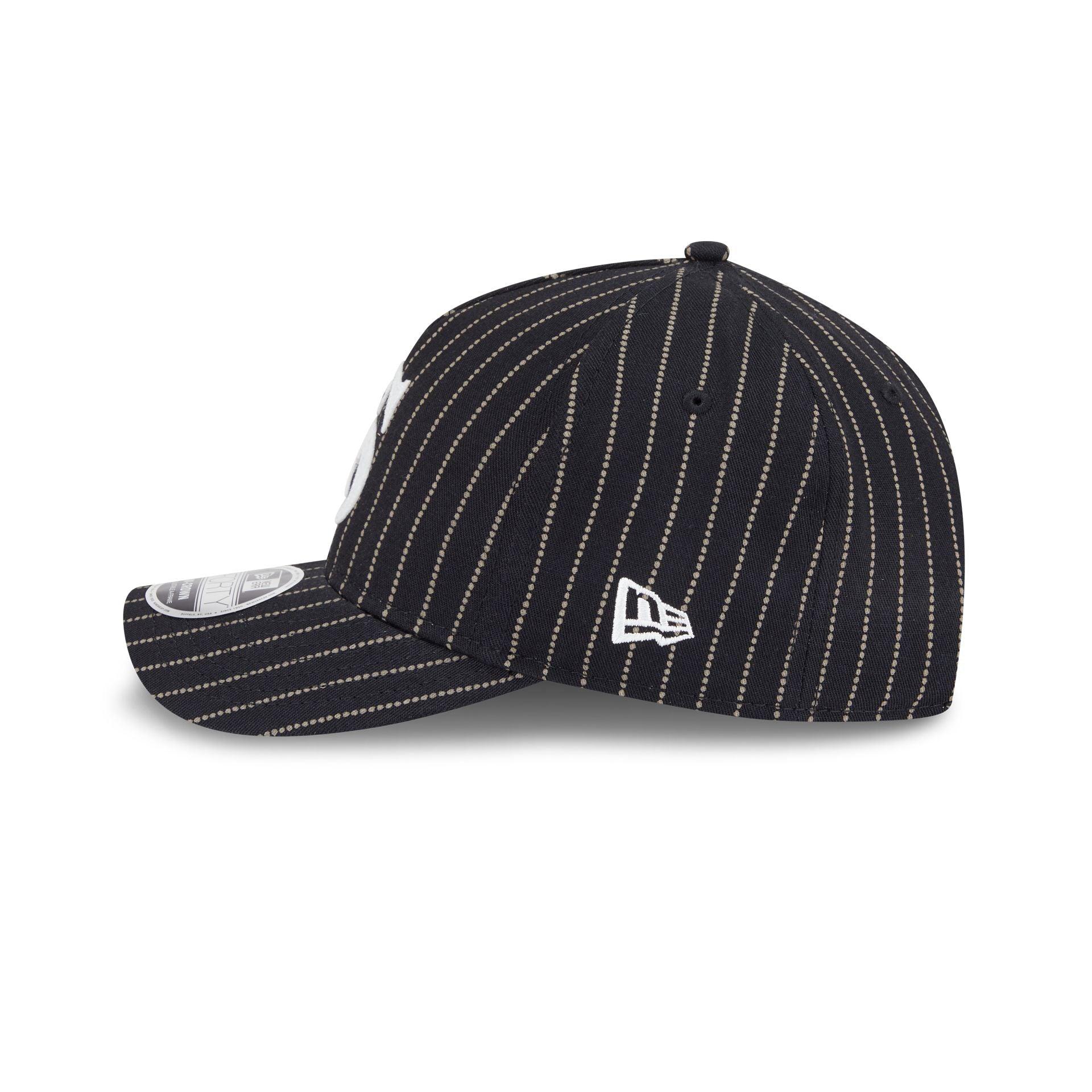 Chicago White Sox Dotted Pinstripe 9FORTY M-Crown A-Frame Adjustable Hat Male Product Image