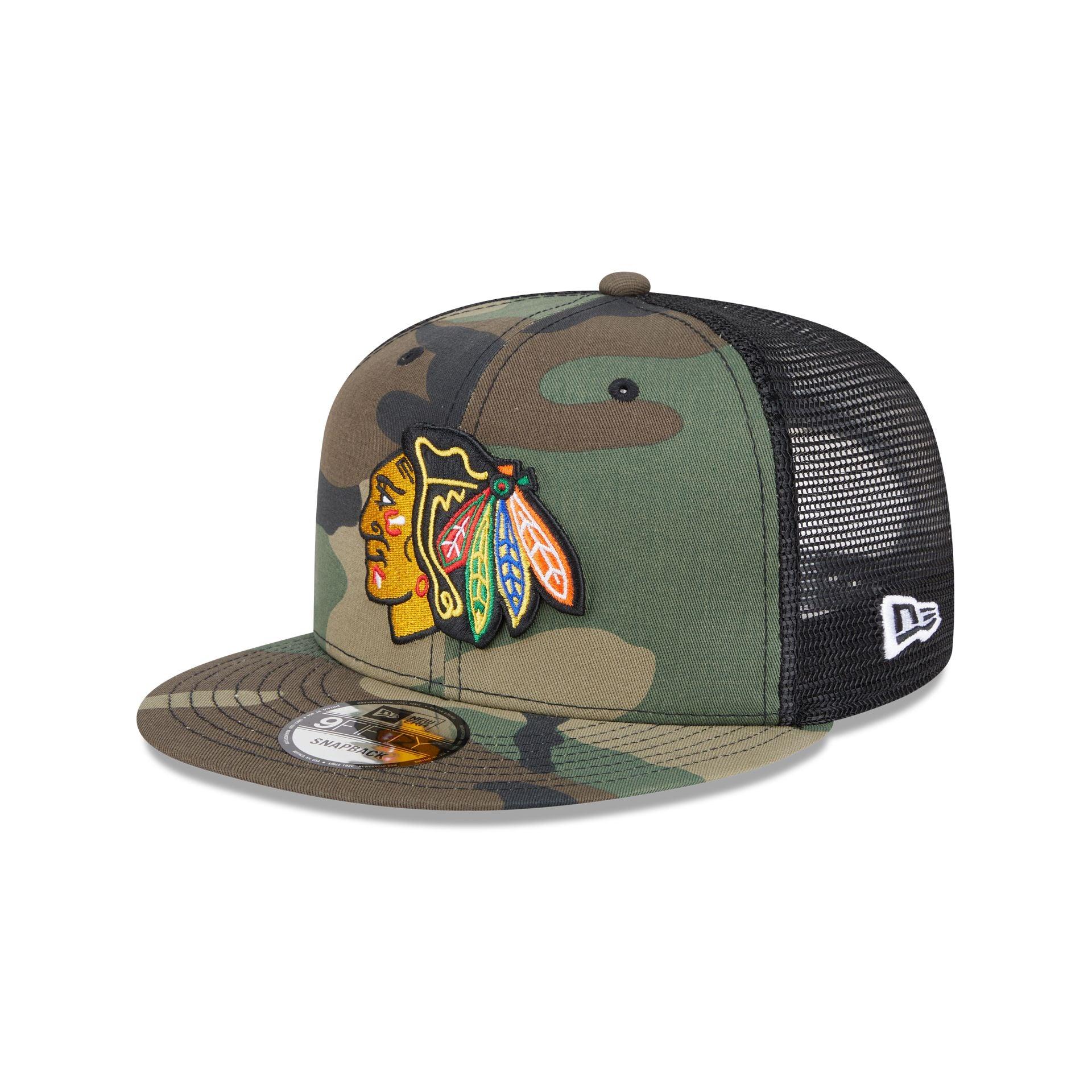 Chicago Blackhawks Camo 9FIFTY Trucker Hat Male Product Image