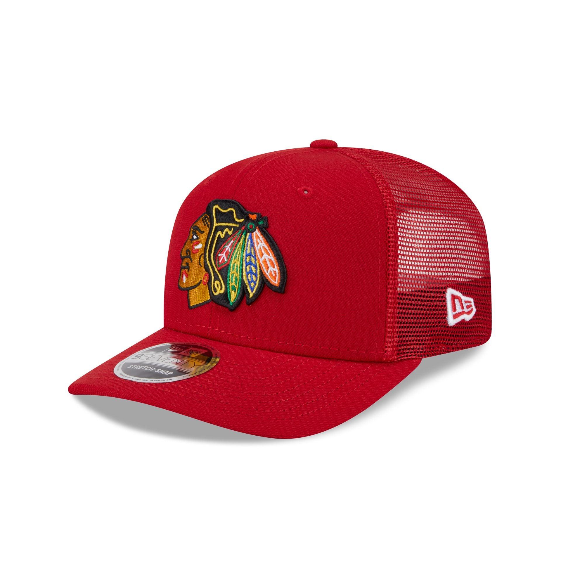 Chicago Blackhawks Simple 9SEVENTY Trucker Hat Male Product Image