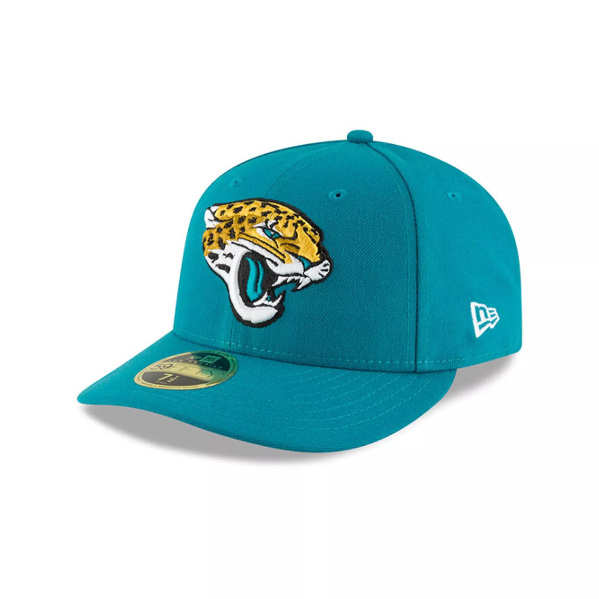 Men's New Era Teal Jacksonville Jaguars Omaha Low Profile 59FIFTY Fitted Hat,  Product Image