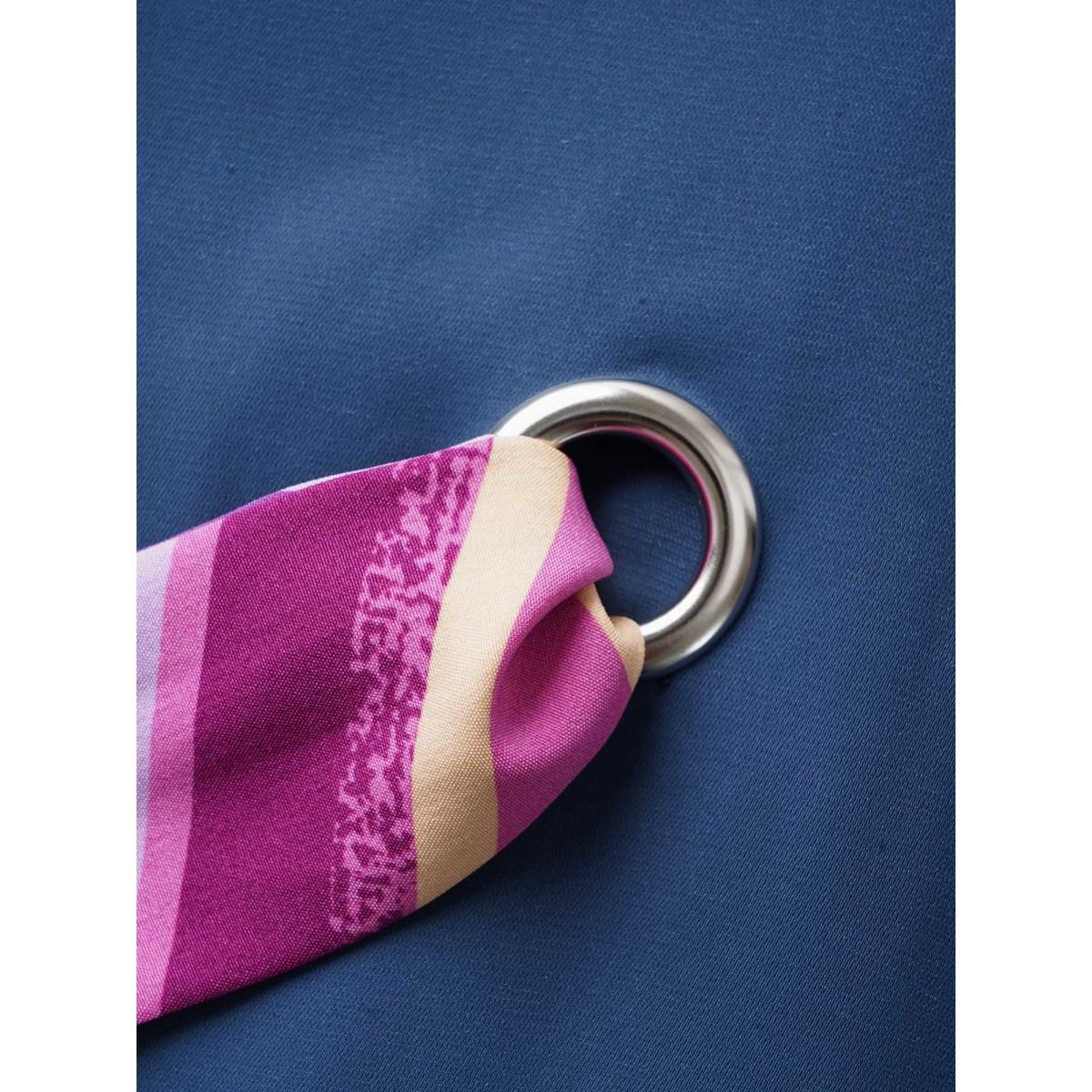 Plus Size Round Neck Striped Tie Knot Cap Sleeve Dress DarkBlue Women At the Office Tie knot Round Neck Cap Sleeve Curvy BloomChic 12/L Product Image